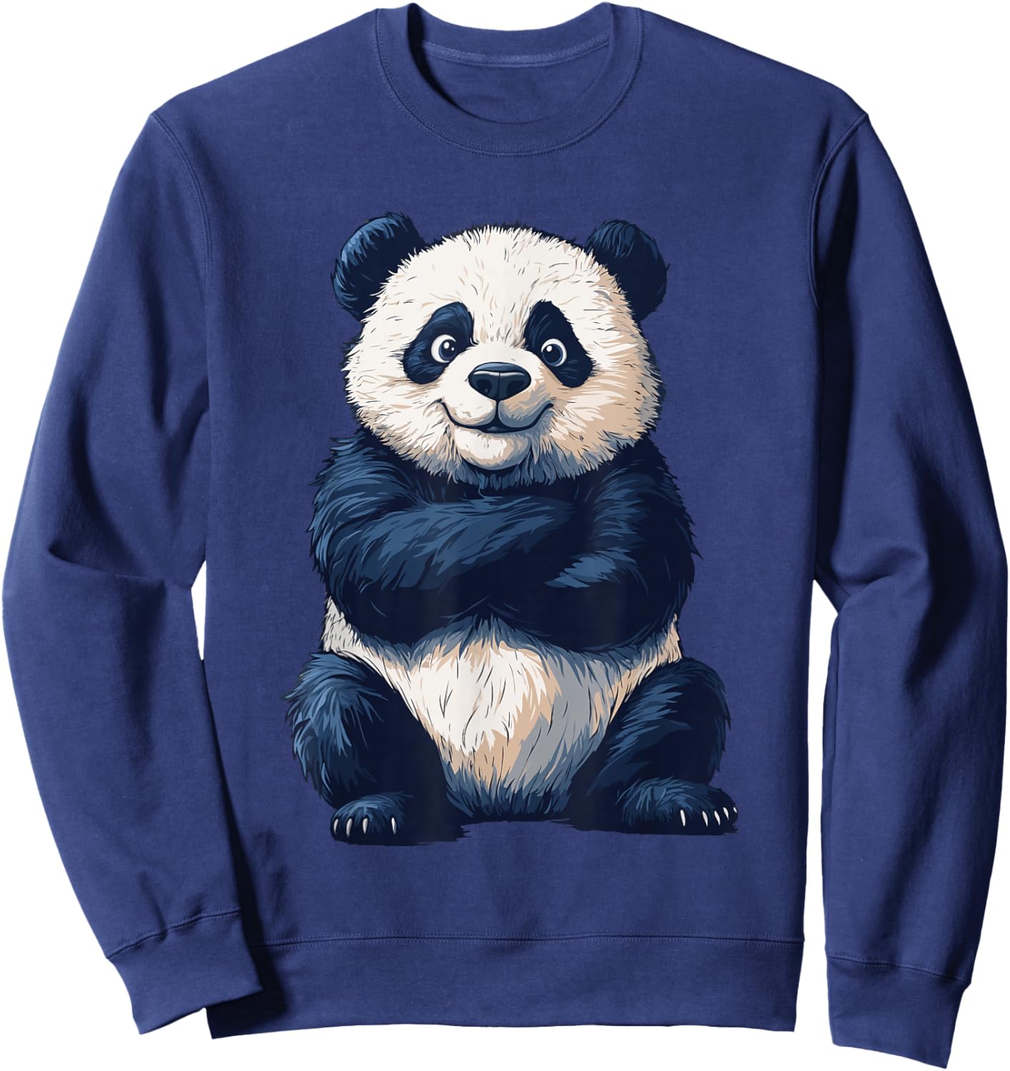 Pandas Design Panda Lover Women Girl Panda Sweatshirt - Sweatshirt | Navy