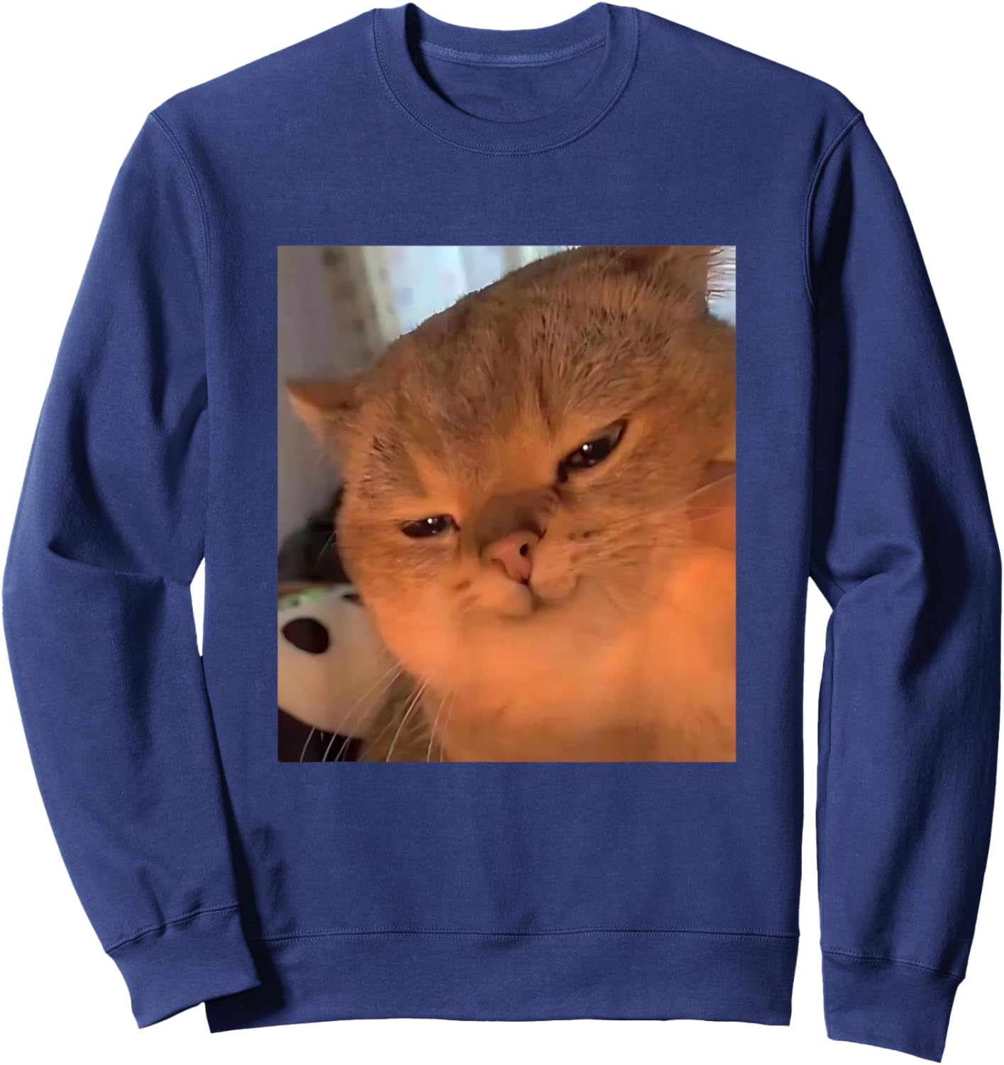 Yapapa Ummmm Yapapa Cat Funny Cat Trendy Meme Trending Sweatshirt - Sweatshirt | Navy