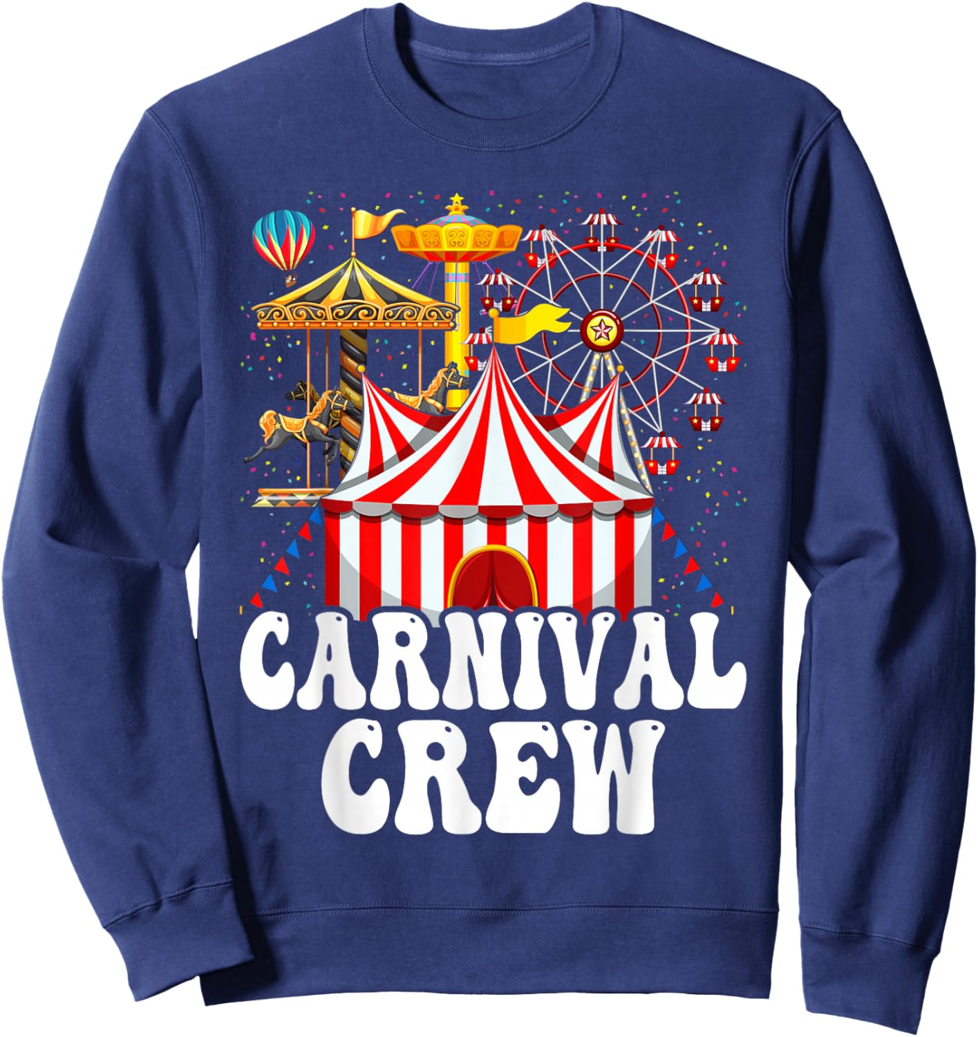 Circus Staff, Carnival Crew Women Sweatshirt - Sweatshirt | Navy
