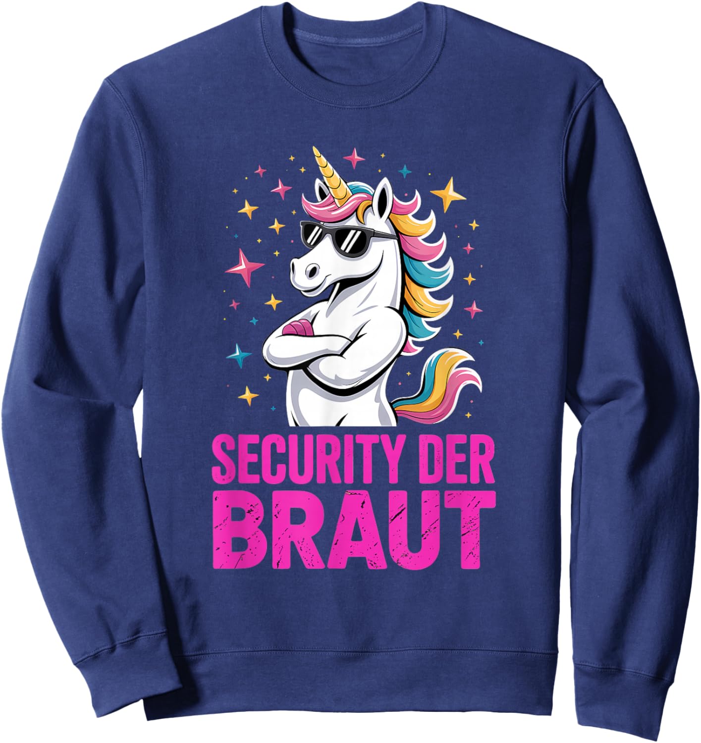 Security Der Braut Junggesellenabschied JGA Sweatshirt - Sweatshirt | Navy