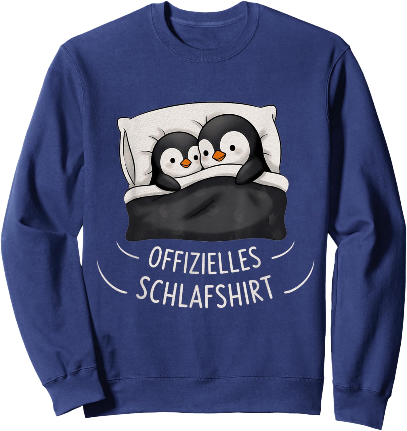 Sleep Shirt Official Sleep Penguin Pyjamas Penguin Sweatshirt - Sweatshirt | Navy