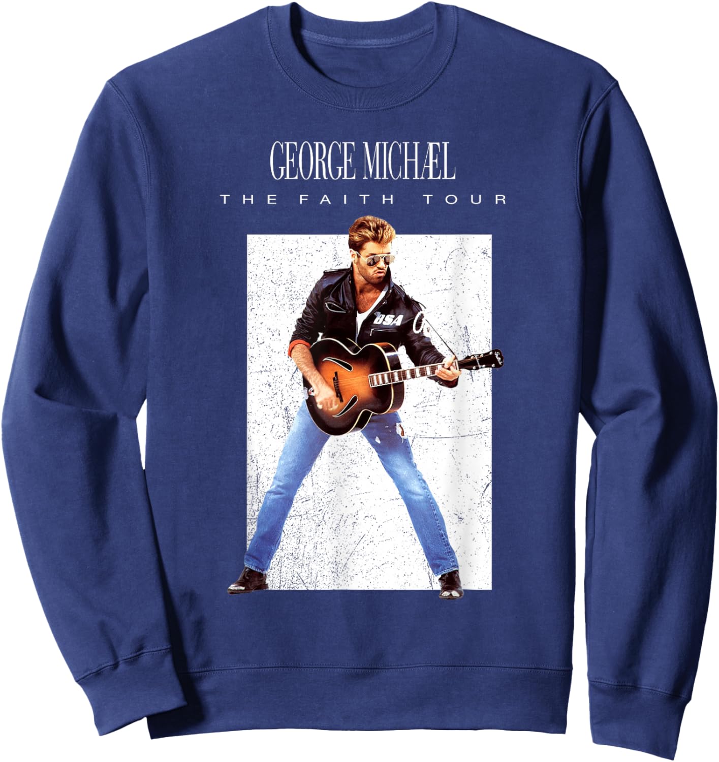 Visit George Michael Faith Sweatshirt - Sweatshirt | Navy