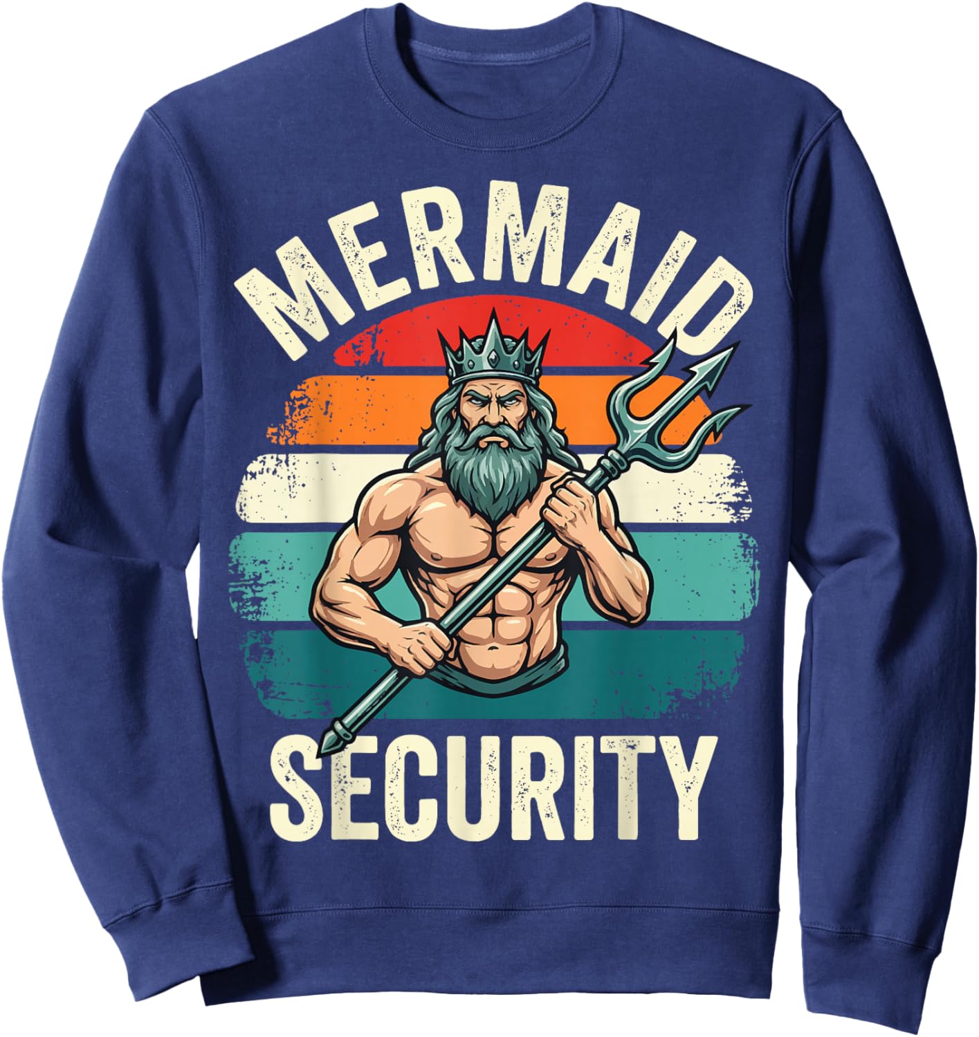 Mermaid Security Sweatshirt - Sweatshirt | Navy