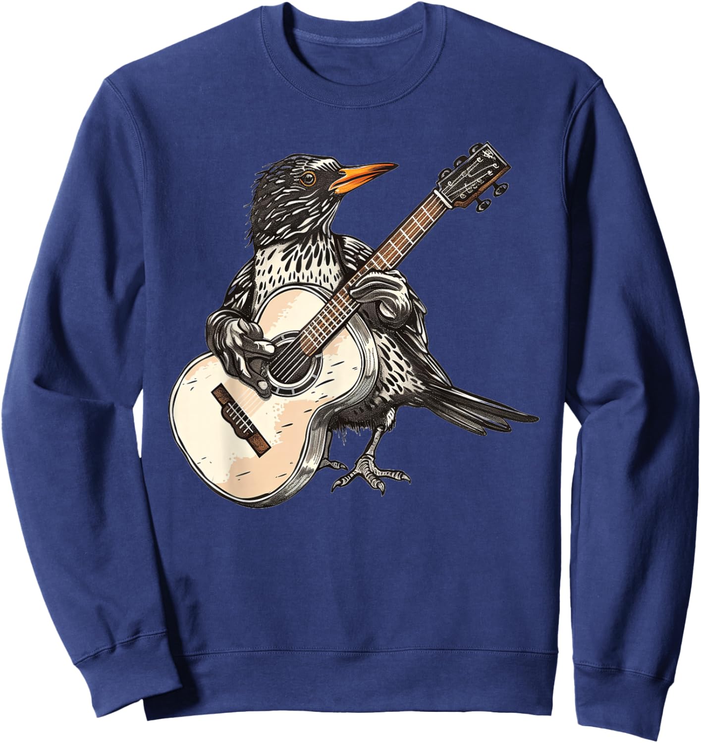 Starling Playing The Guitar Sweatshirt - Sweatshirt | Navy