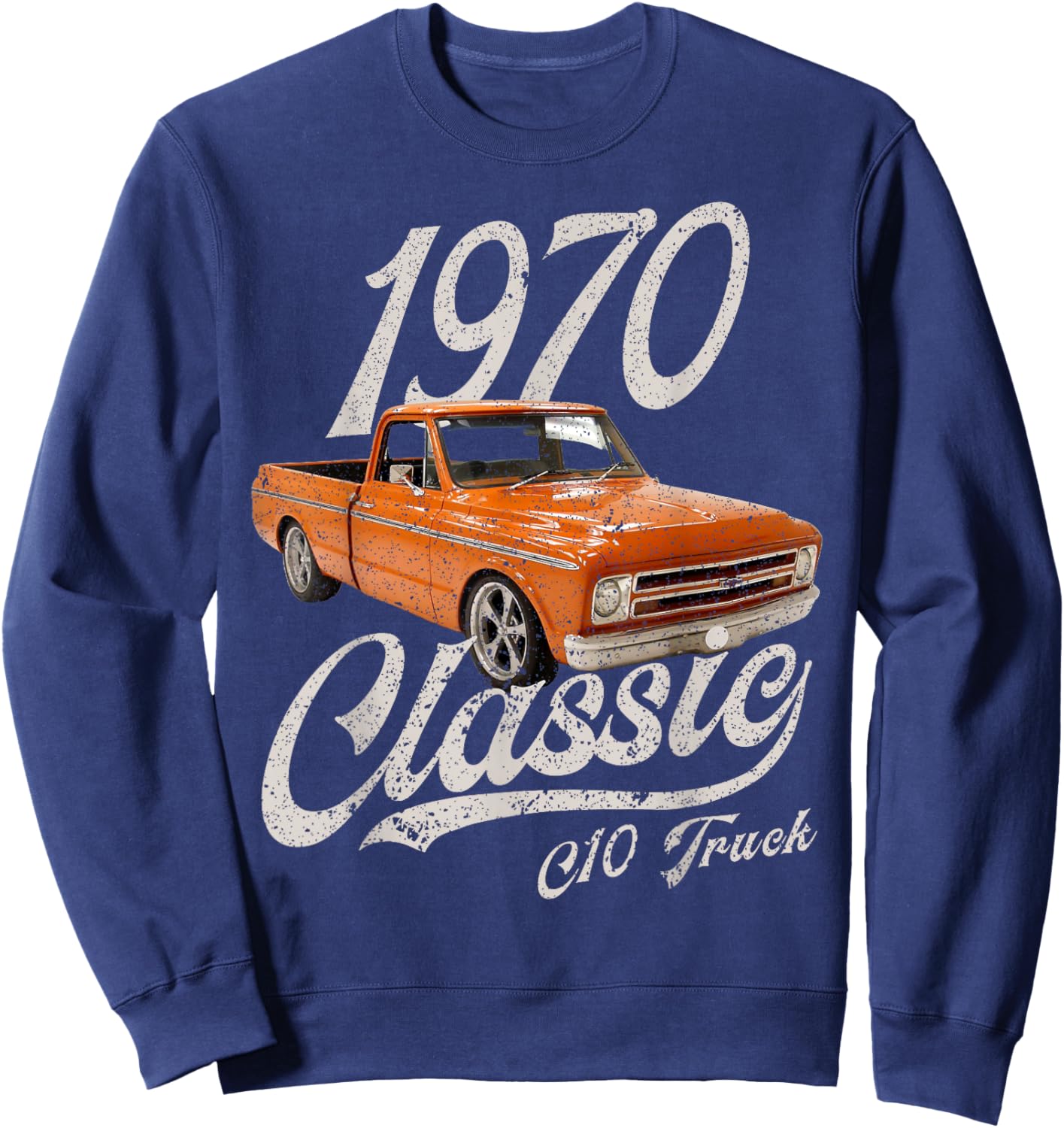 1970 70 C10 Truck Sweatshirt - Sweatshirt | Navy