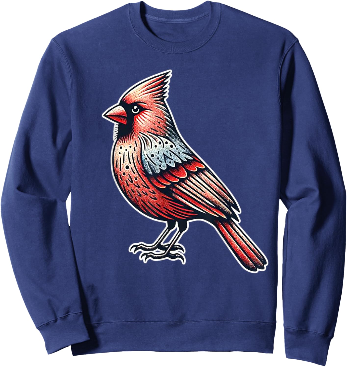 Cardinal Bird Sweatshirt - Sweatshirt | Navy