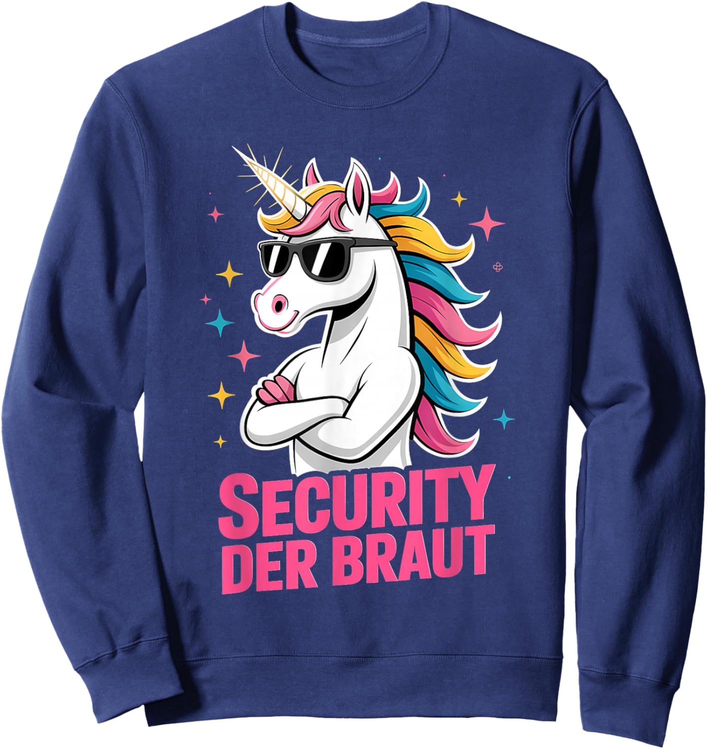 Security Der Braut Junggesellenabschied JGA Sweatshirt - Sweatshirt | Navy
