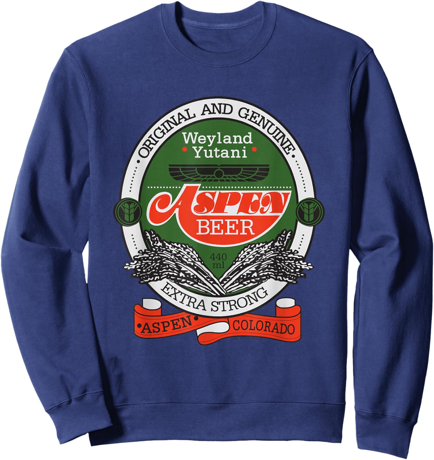 Alien: Romulus Original Weyland Yutani Aspen Beer Label Sweatshirt - Sweatshirt | Navy