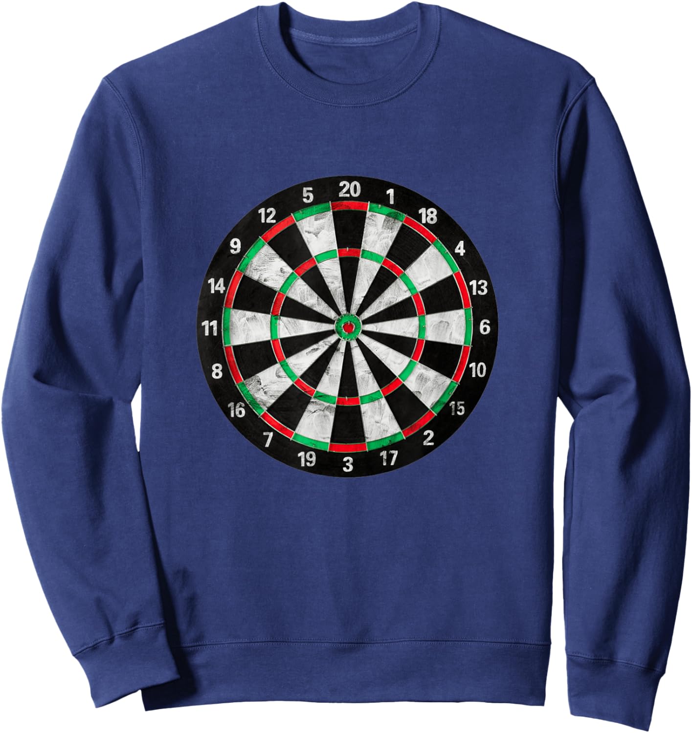 Darts Bullseye Dartboard Arrow Games Target Dart Player Sweatshirt - Sweatshirt | Navy