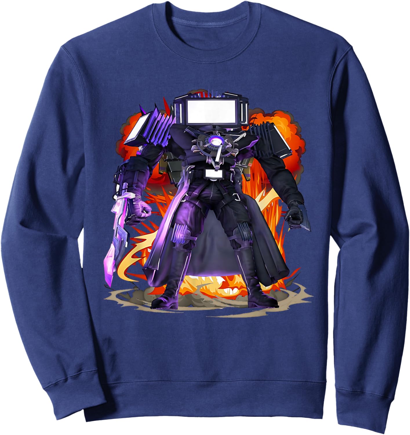 SkiBiD i Toilet Sweatshirt - Sweatshirt | Navy