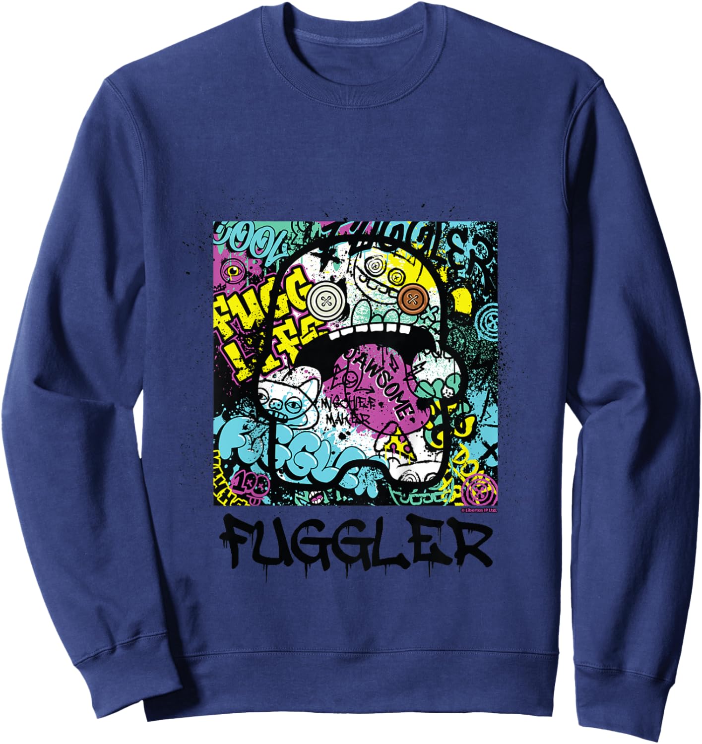 Fuggler Fugg Life Graffiti pour Enfants Sweatshirt - Sweatshirt | Navy