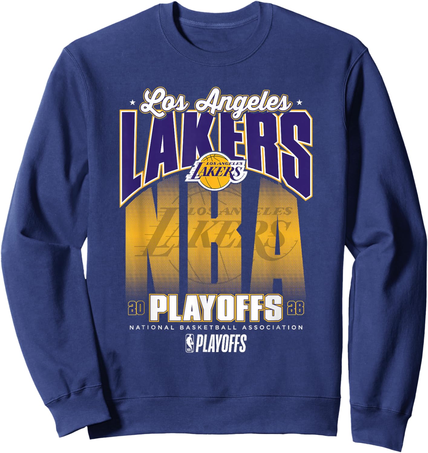 NBA Official 2026 Playoffs Los Angeles Lakers Fade Sweatshirt - Sweatshirt | Navy
