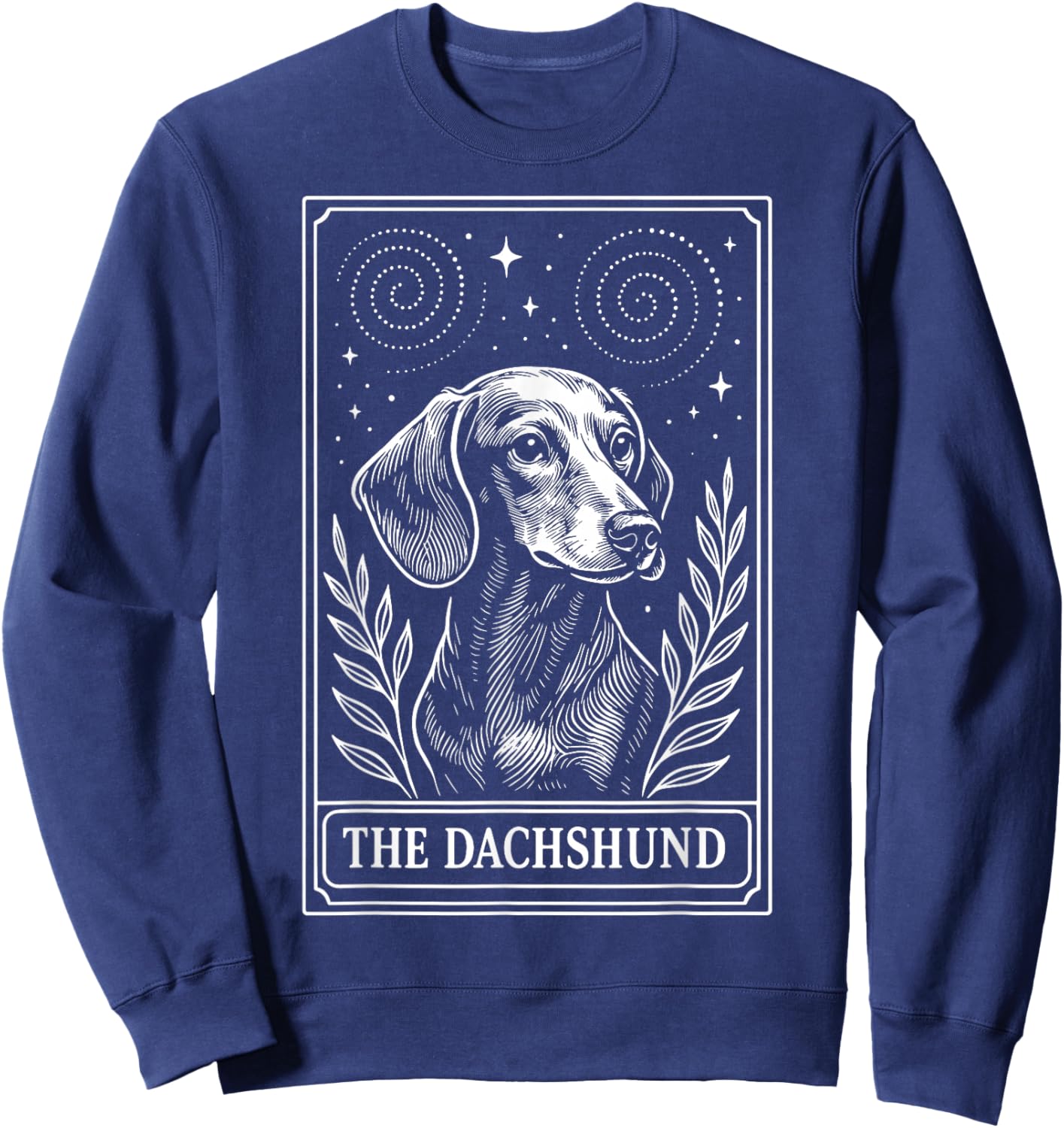 The Dachshund Tarot Card Sweatshirt - Sweatshirt | Navy
