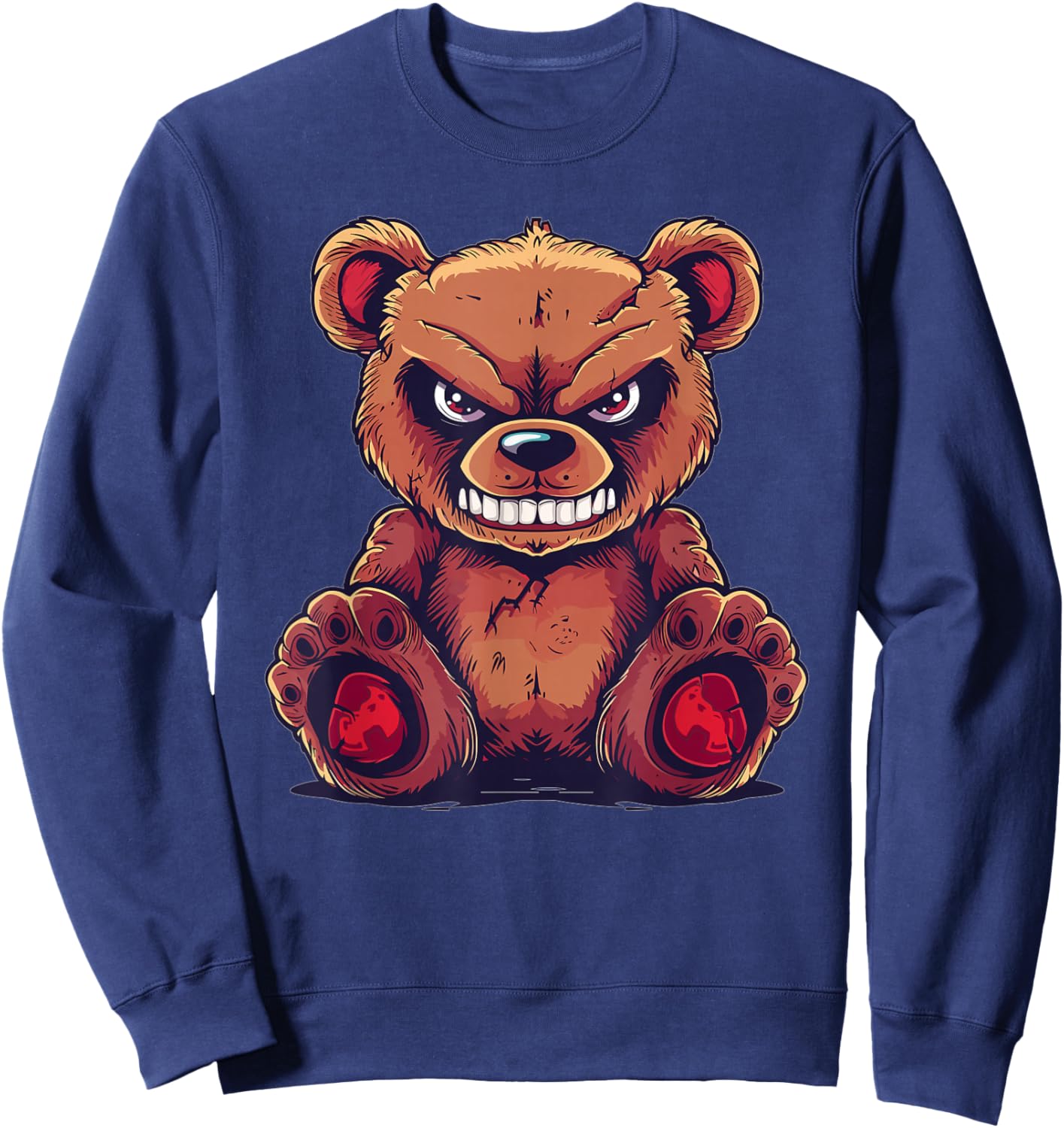 Evil Teddy Bear Sweatshirt - Sweatshirt | Navy