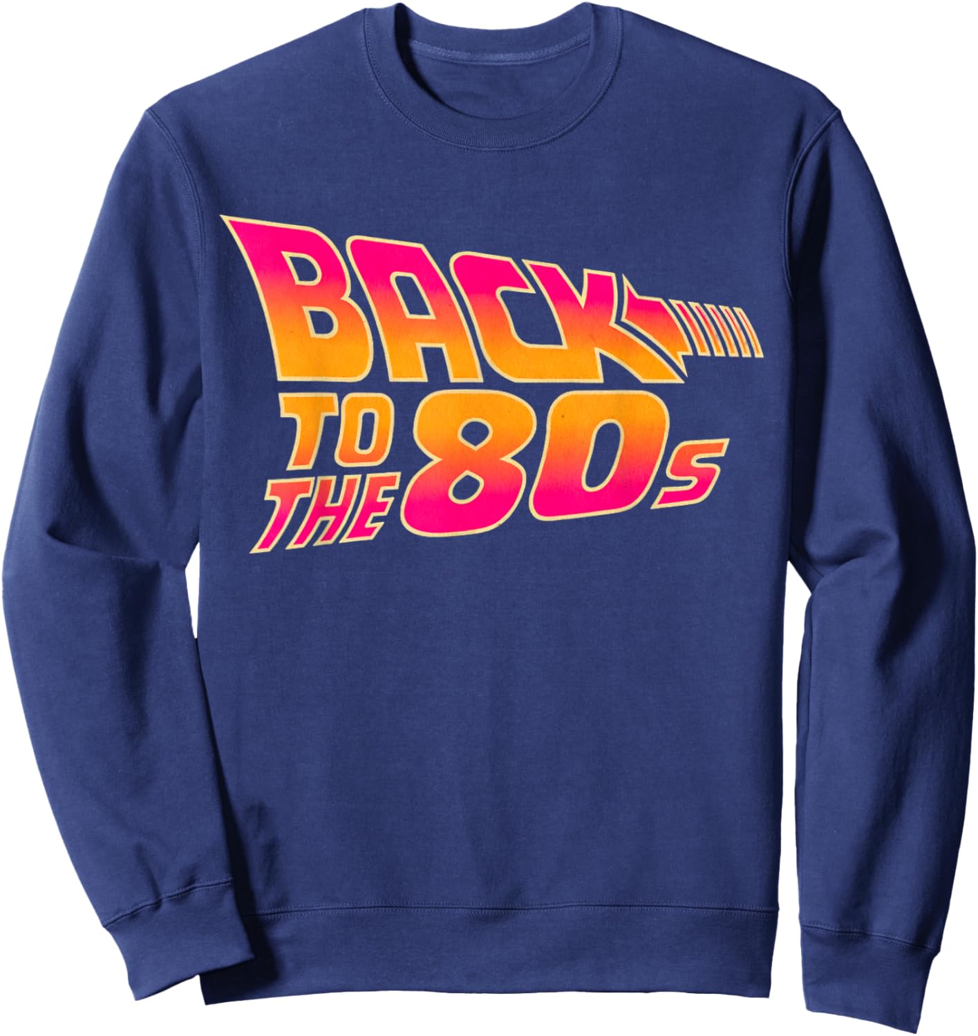 Fête à thème rétro du Logo des années 80 Sweatshirt - Sweatshirt | Navy