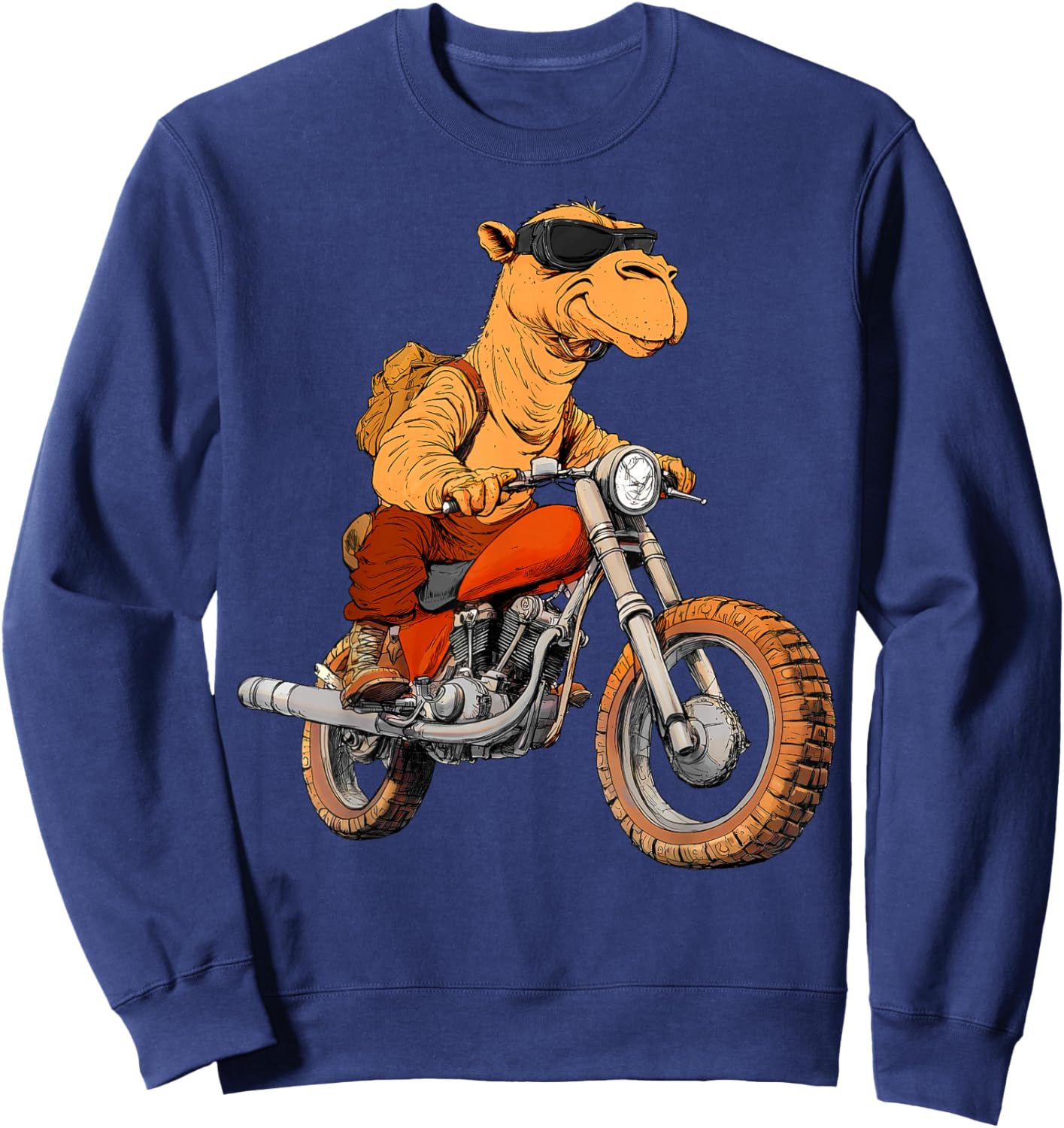 Moto Chameau Sweatshirt - Sweatshirt | Navy