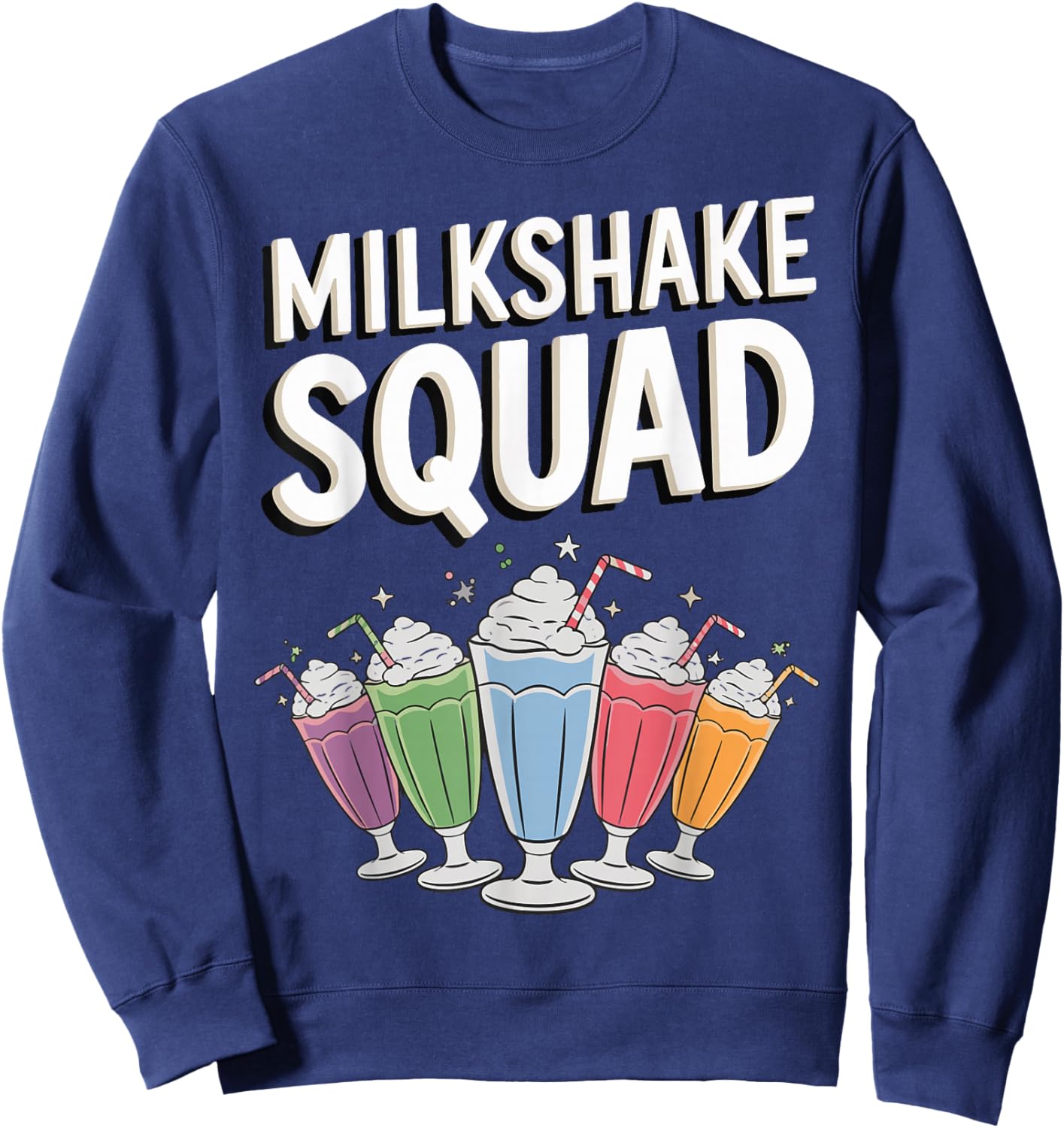 Milkshake Squad Sweatshirt - Sweatshirt | Navy