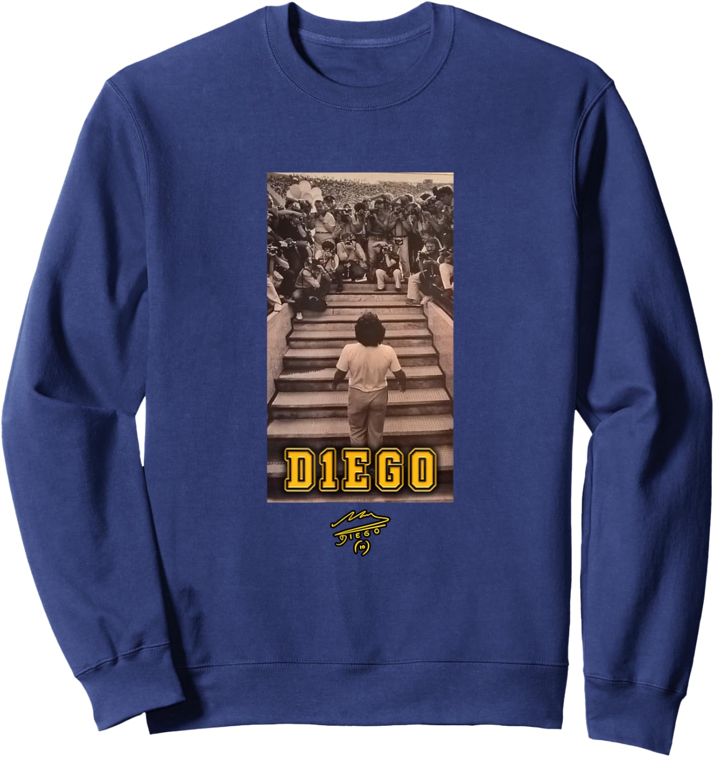 Maradona Bienvenida Napoli Sweatshirt - Sweatshirt | Navy
