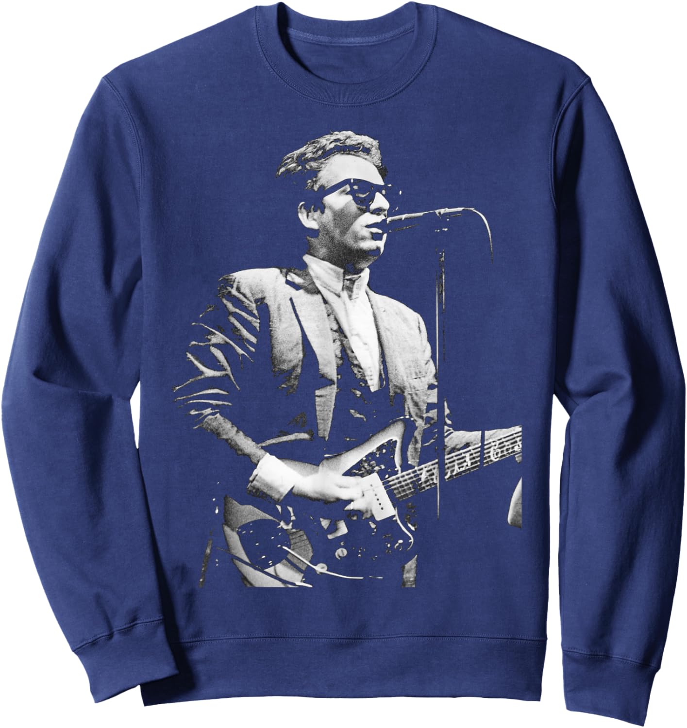 Elvis Costello & The Attractions Trust Album Tour 1981 Sweatshirt - Sweatshirt | Navy