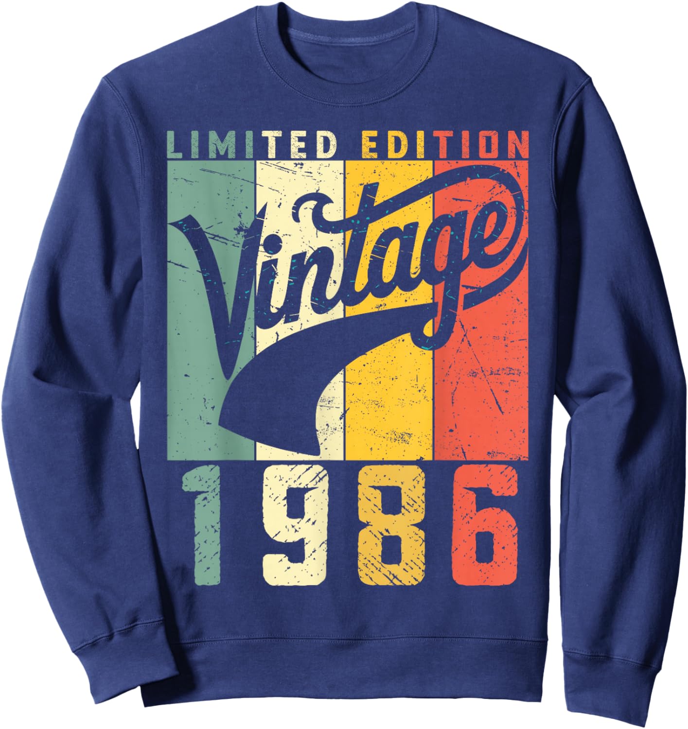 40 Years Old Legend Since 1986 Men Women 40th Birthday Sweatshirt - Sweatshirt | Navy