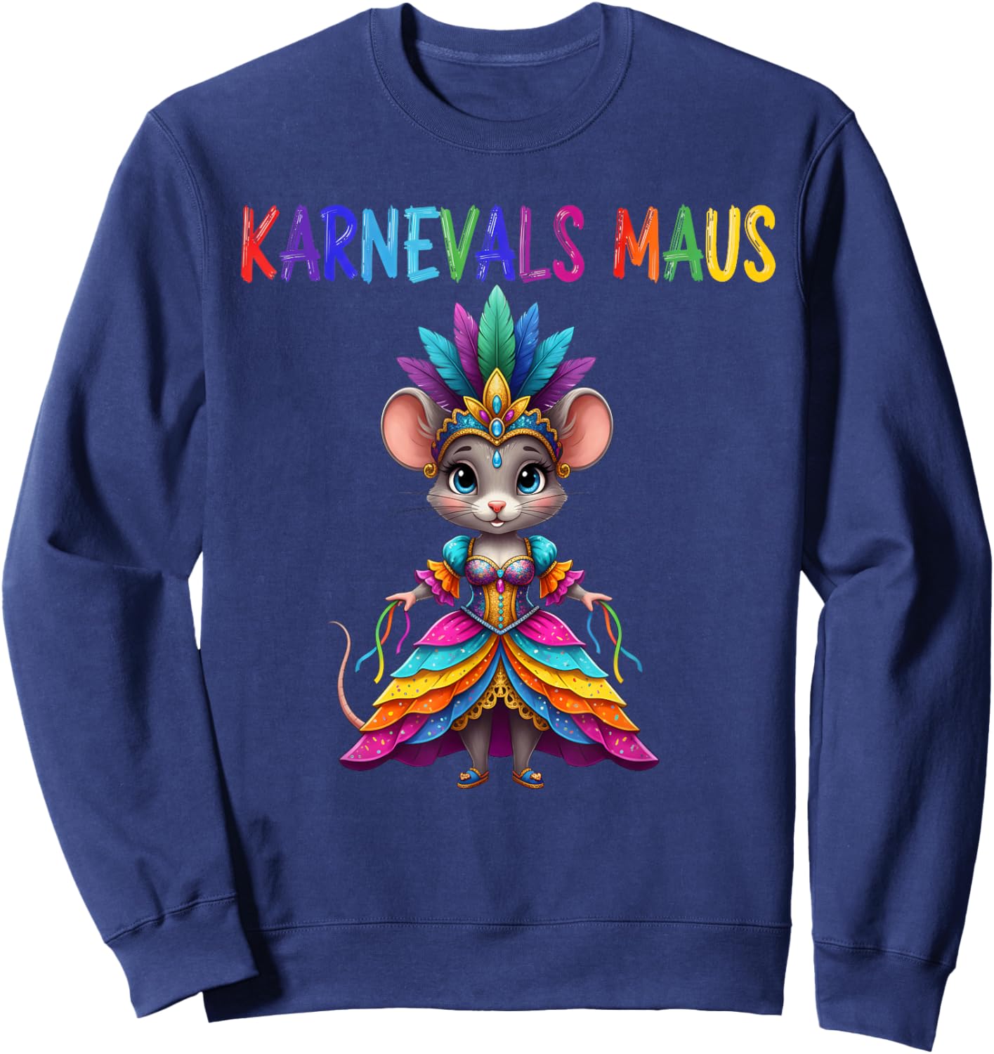 Carnival Mouse Costume for Fancy Dress and Carnival Sweatshirt - Sweatshirt | Navy