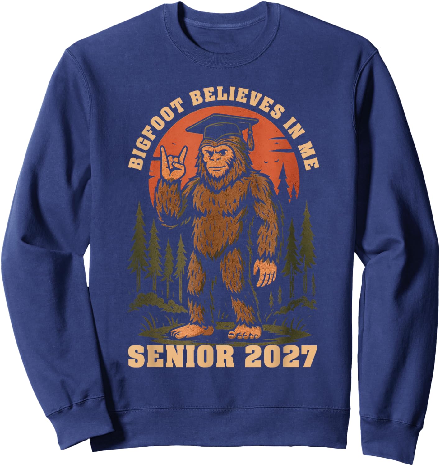 Senior 2027 Class of 2027 Senior Sweatshirt - Sweatshirt | Navy