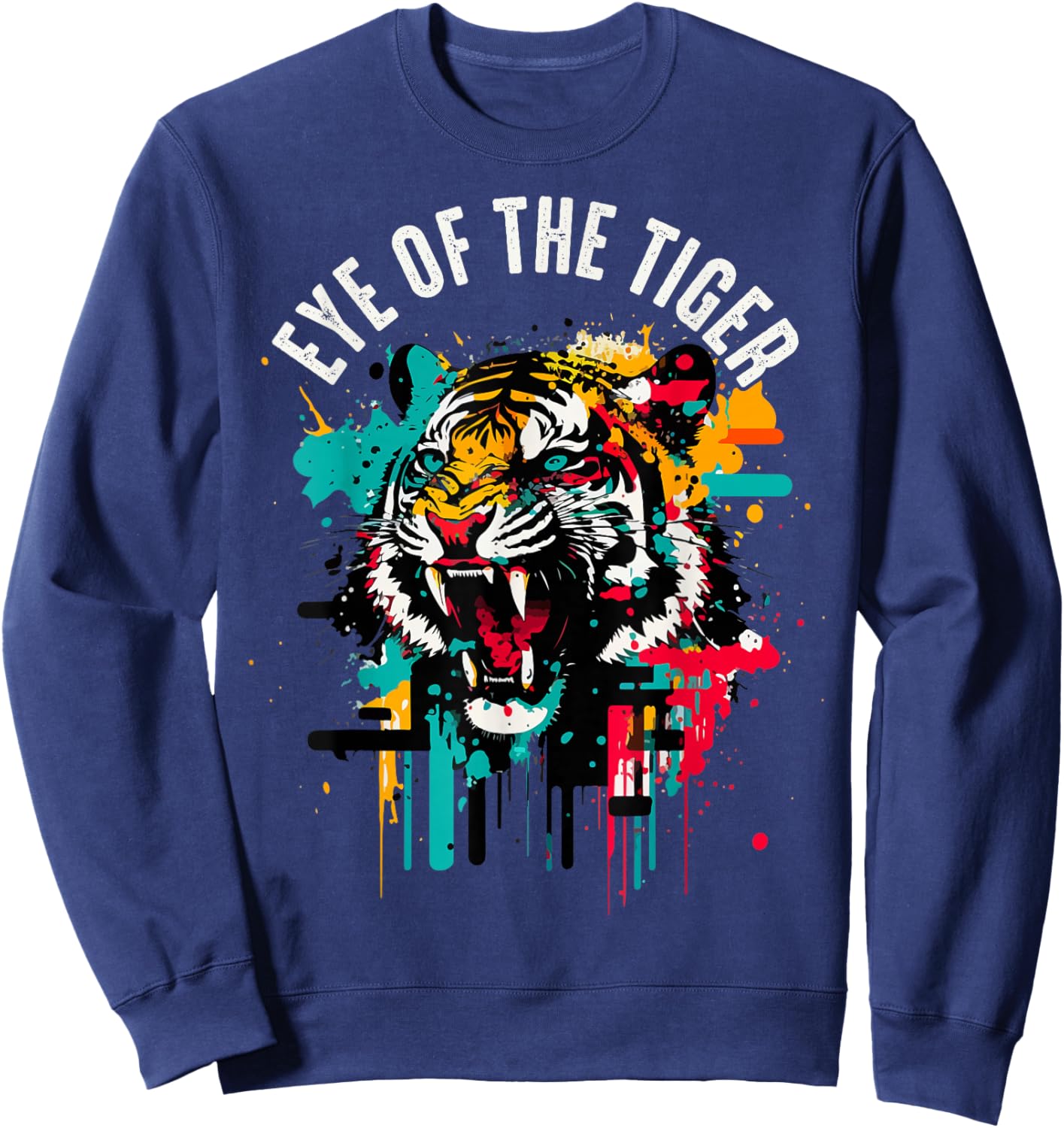 Eye of the Tiger Sweatshirt - Sweatshirt | Navy