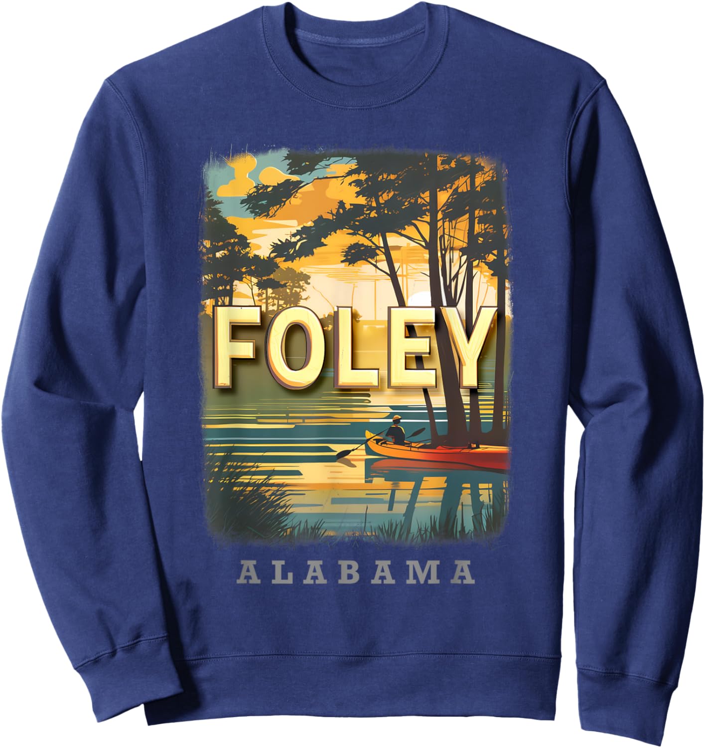 Foley Alabama AL Coastal Bliss SD981 Sweatshirt - Sweatshirt | Navy