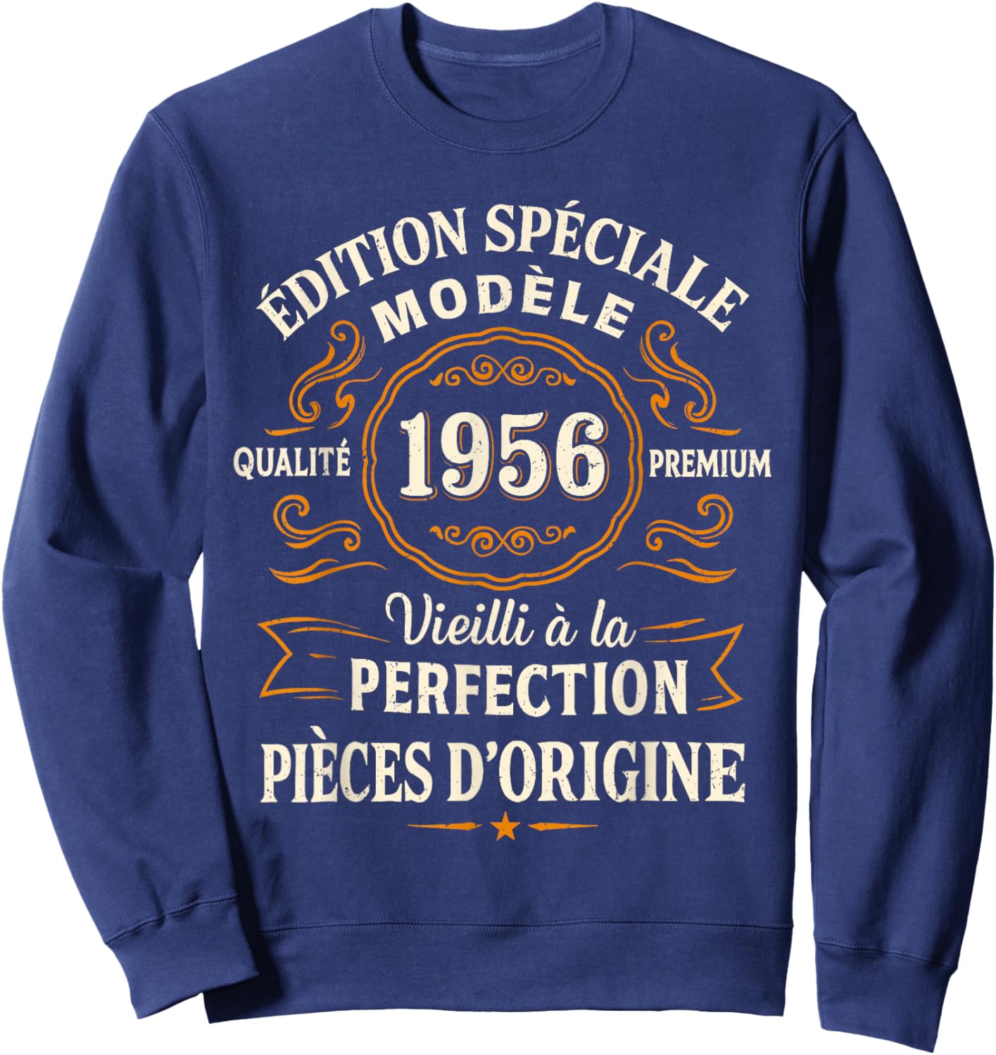 70th Birthday Gift Special Edition 1956 Vintage Sweatshirt - Sweatshirt | Navy