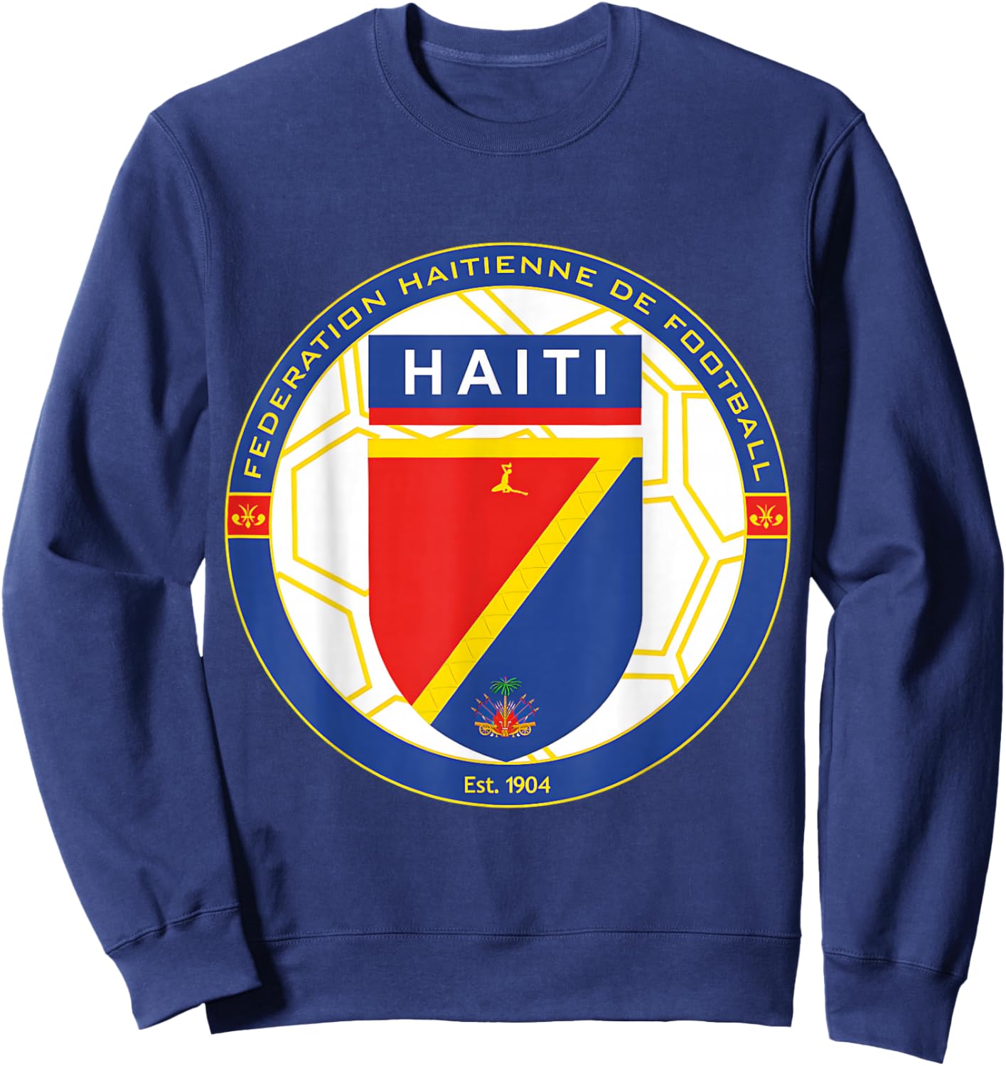 Haiti Football Fanclub (Soccer) Sweatshirt - Sweatshirt | Navy
