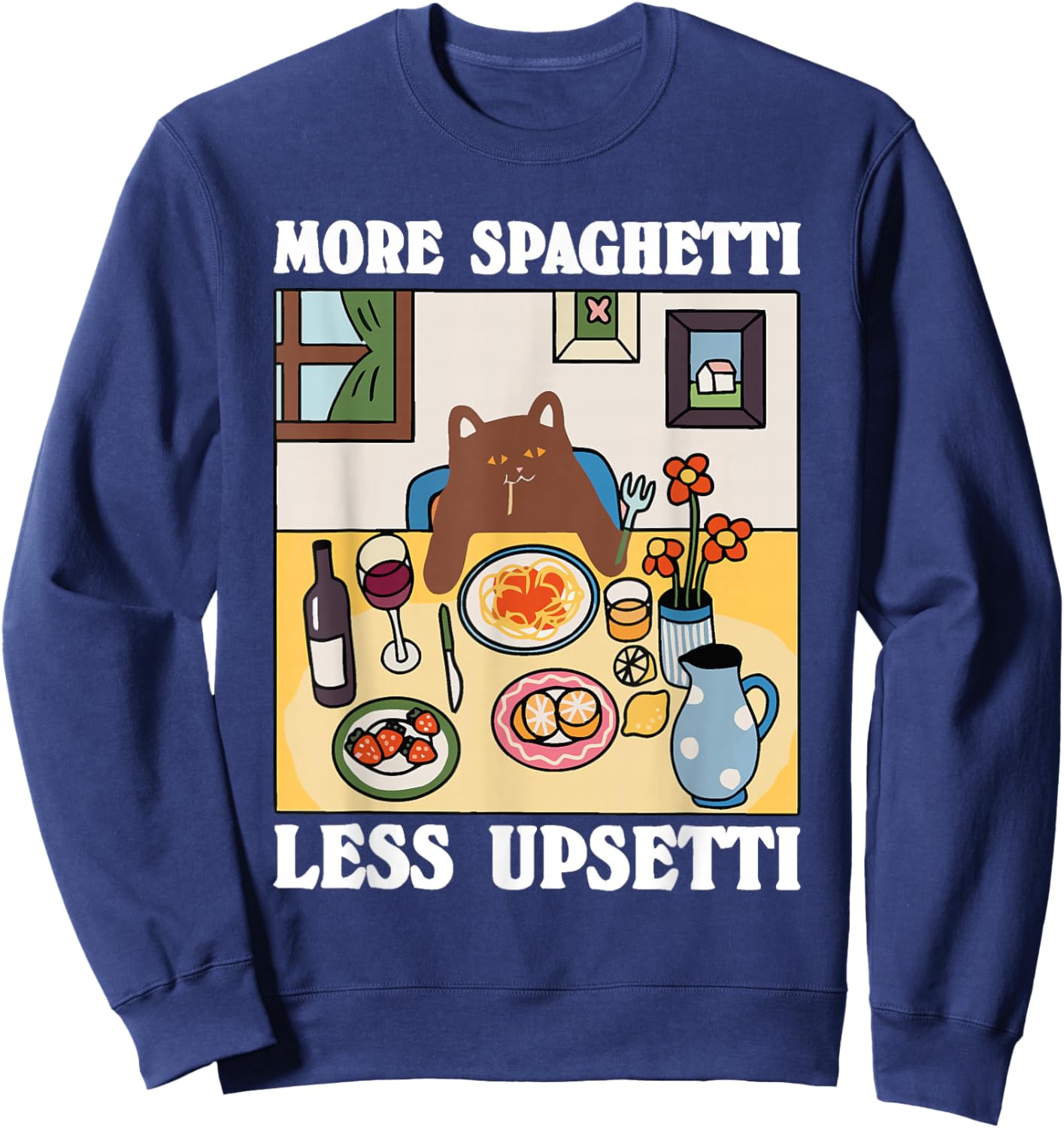 T-Shirt Sweatshirt - Sweatshirt | Navy