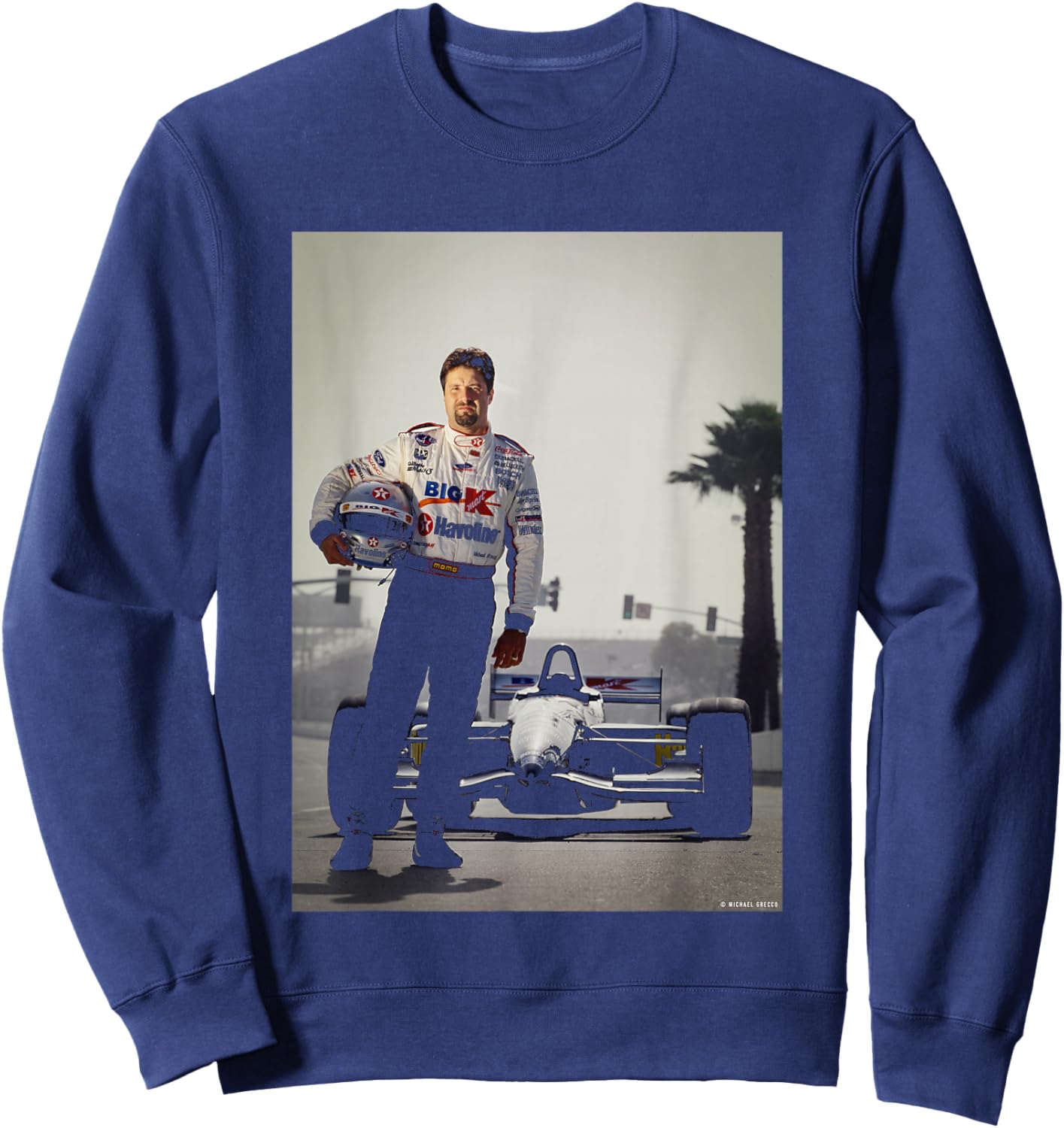 Michael Mario Andretti F1 Long Beach Prix Michael Grecco Sweatshirt - Sweatshirt | Navy