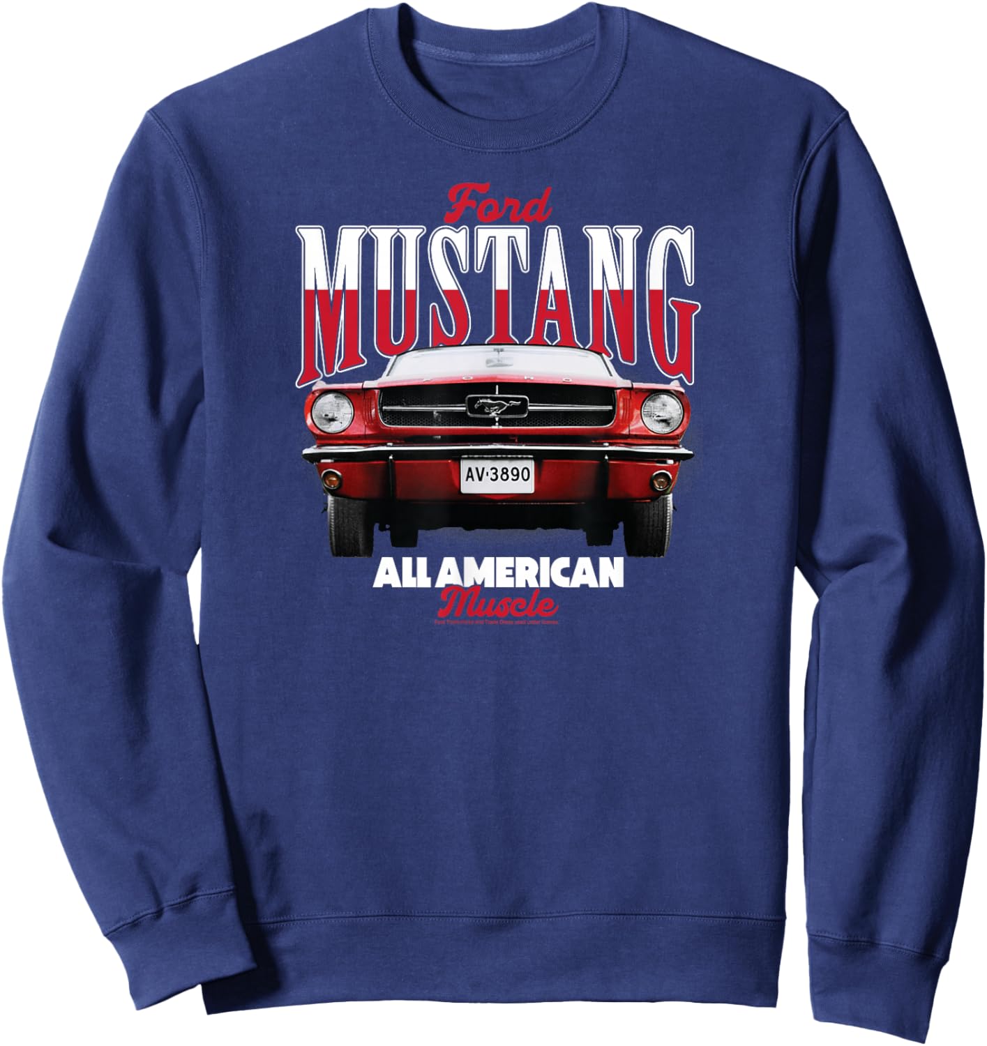 Ford - Ford Mustang von 1965 Sweatshirt - Sweatshirt | Navy
