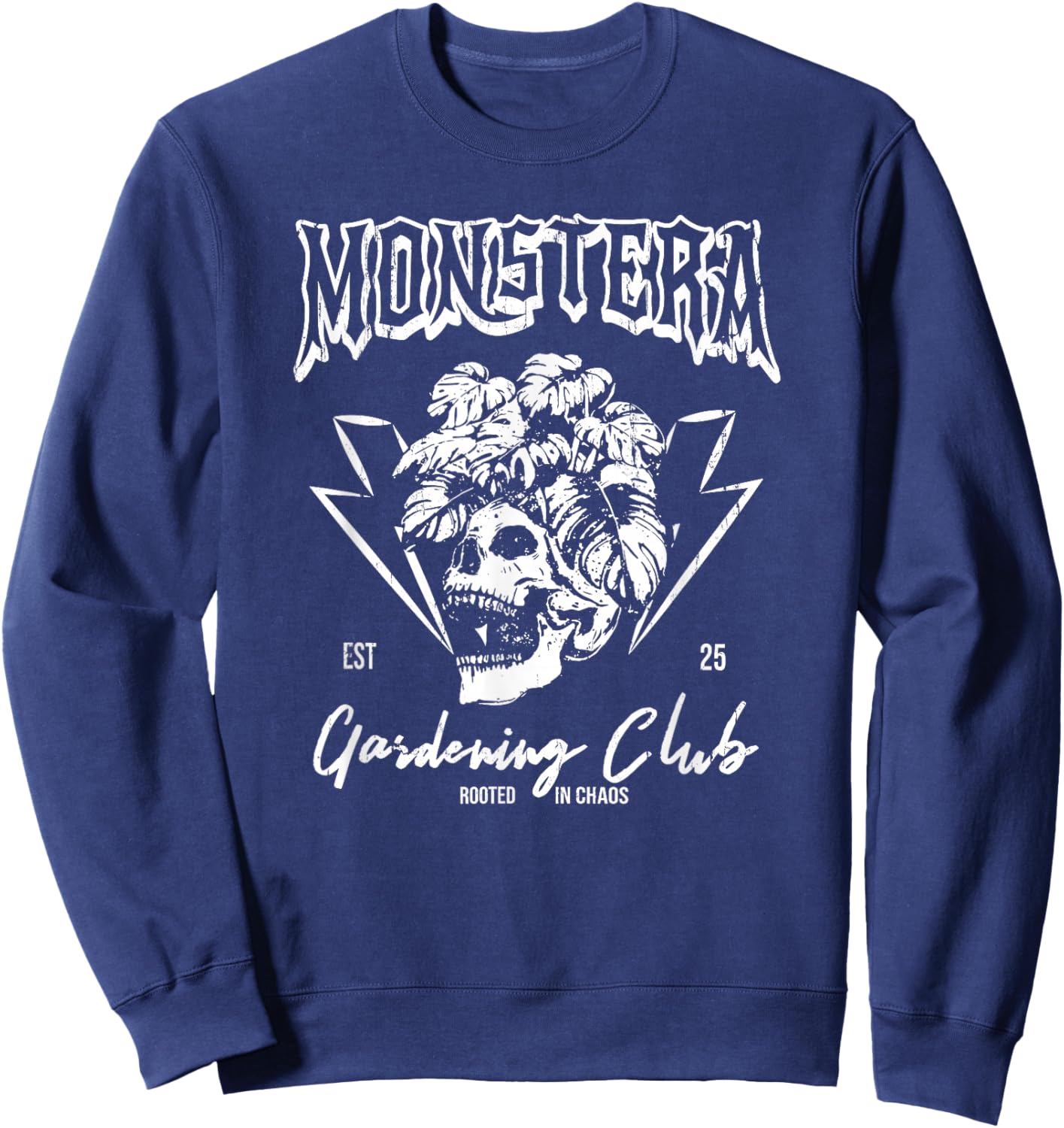 Monstera Gardening Club, Plant Lover Sweatshirt - Sweatshirt | Navy