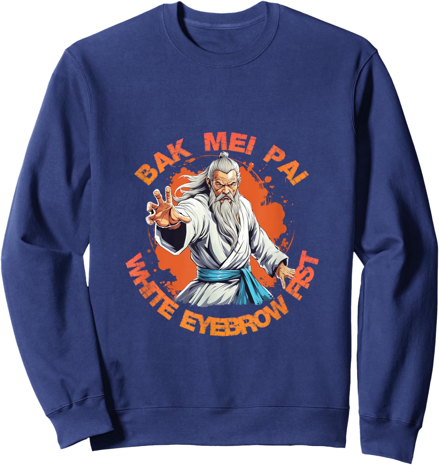 Bak Mei Pai The White Eyebrow Fist Sweatshirt - Sweatshirt | Navy