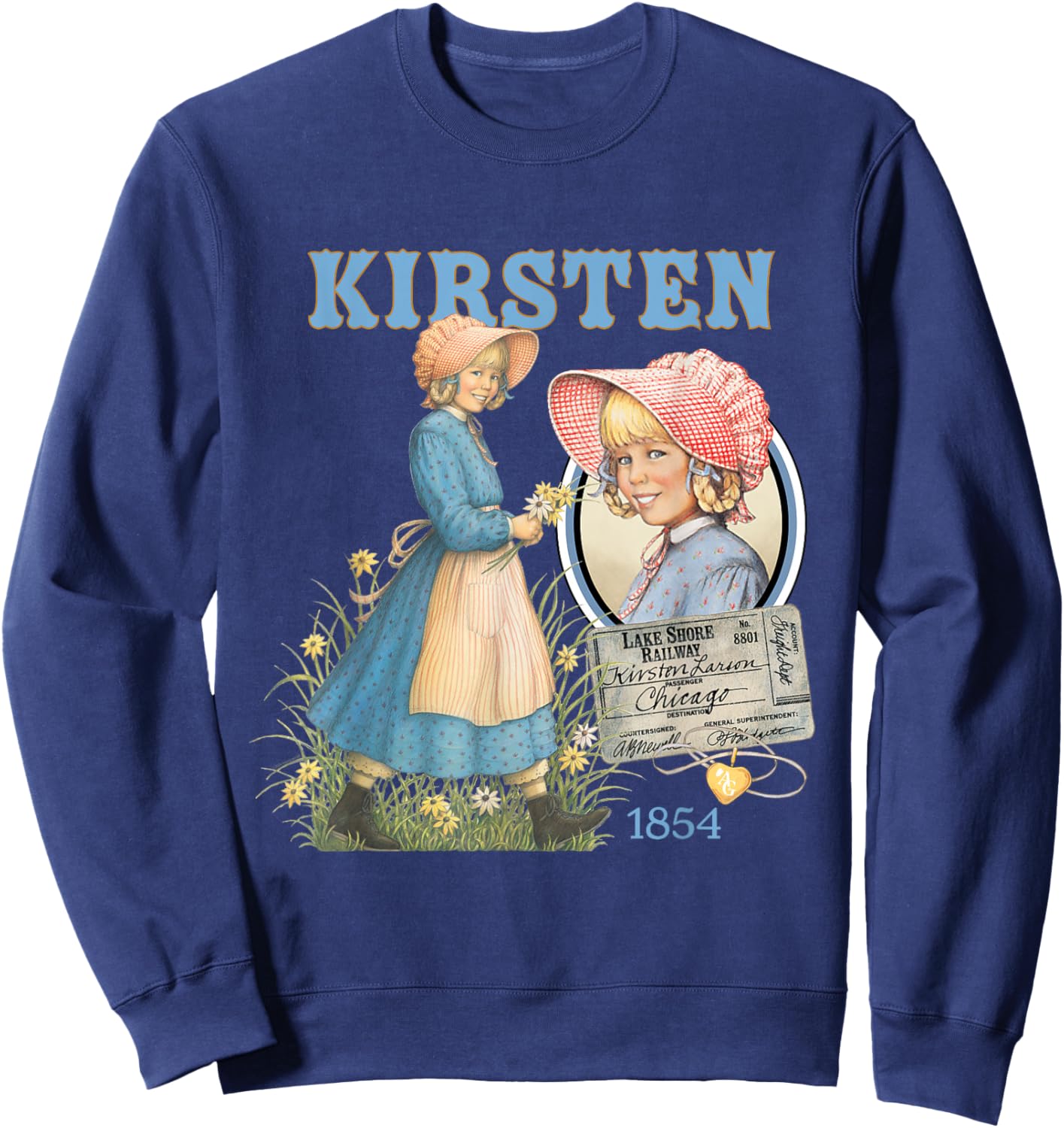 American Girl - Kirsten Larson 1854 Sweatshirt - Sweatshirt | Navy