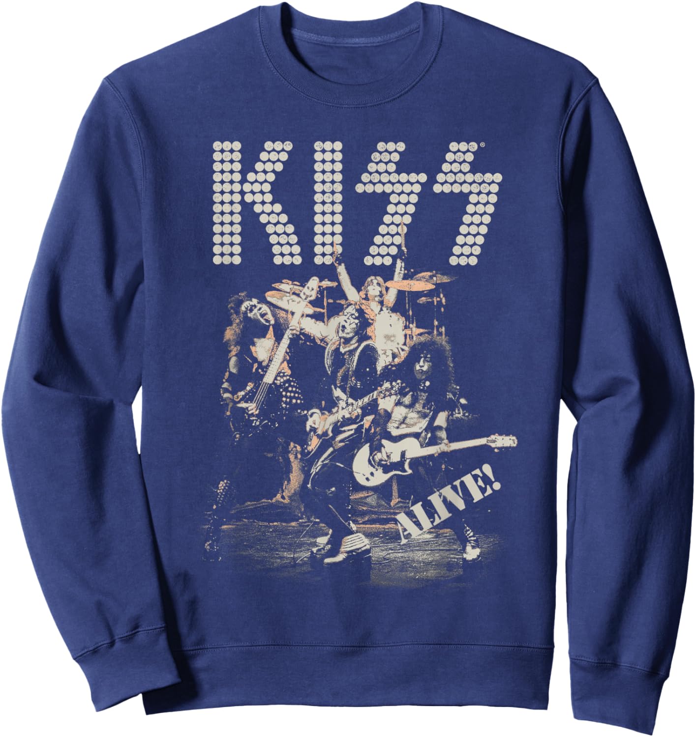 Official Photo Kiss Alive! Sweatshirt - Sweatshirt | Navy