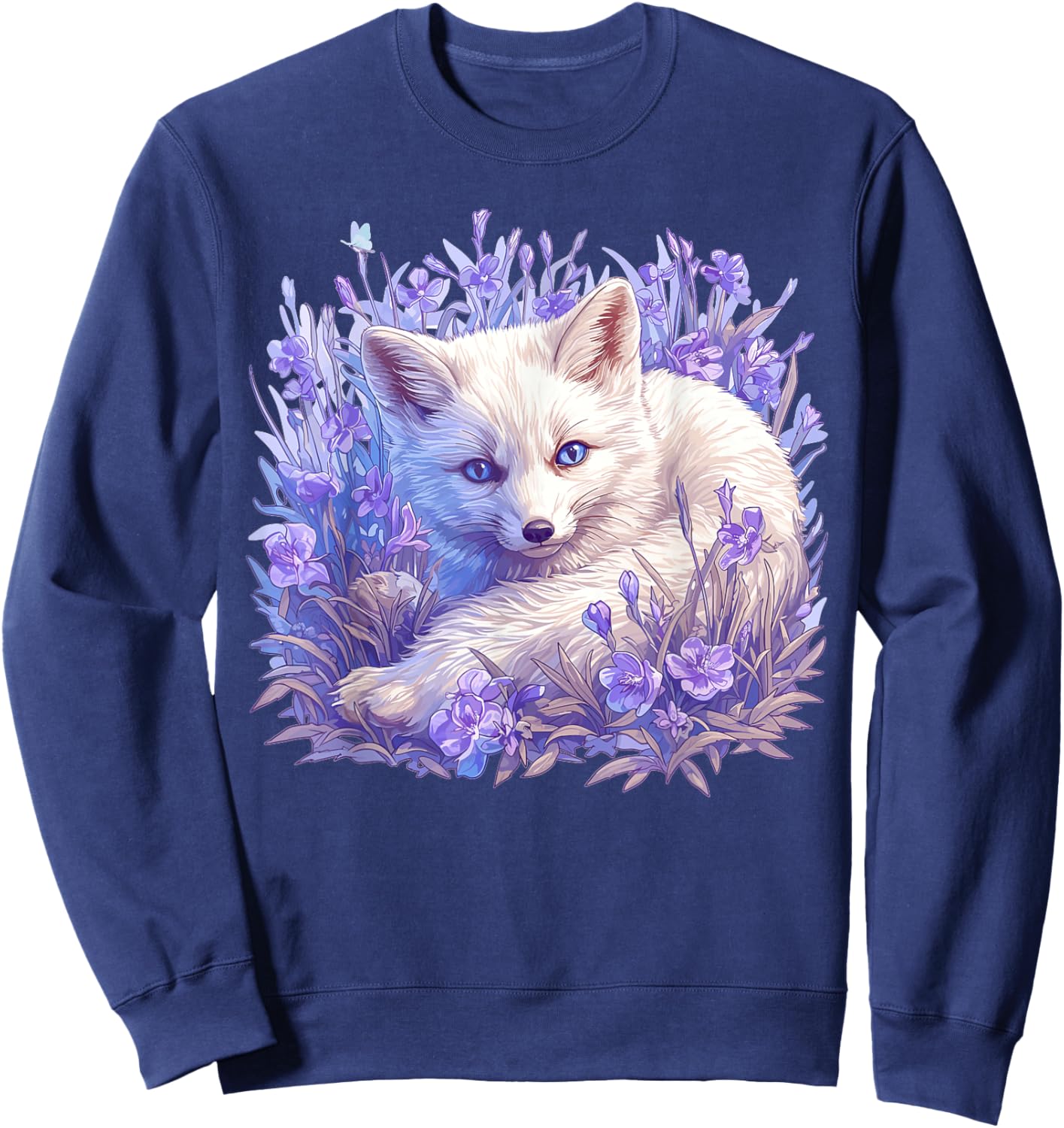 Arctic Foxes Lovers Arctic Fox Sweatshirt - Sweatshirt | Navy