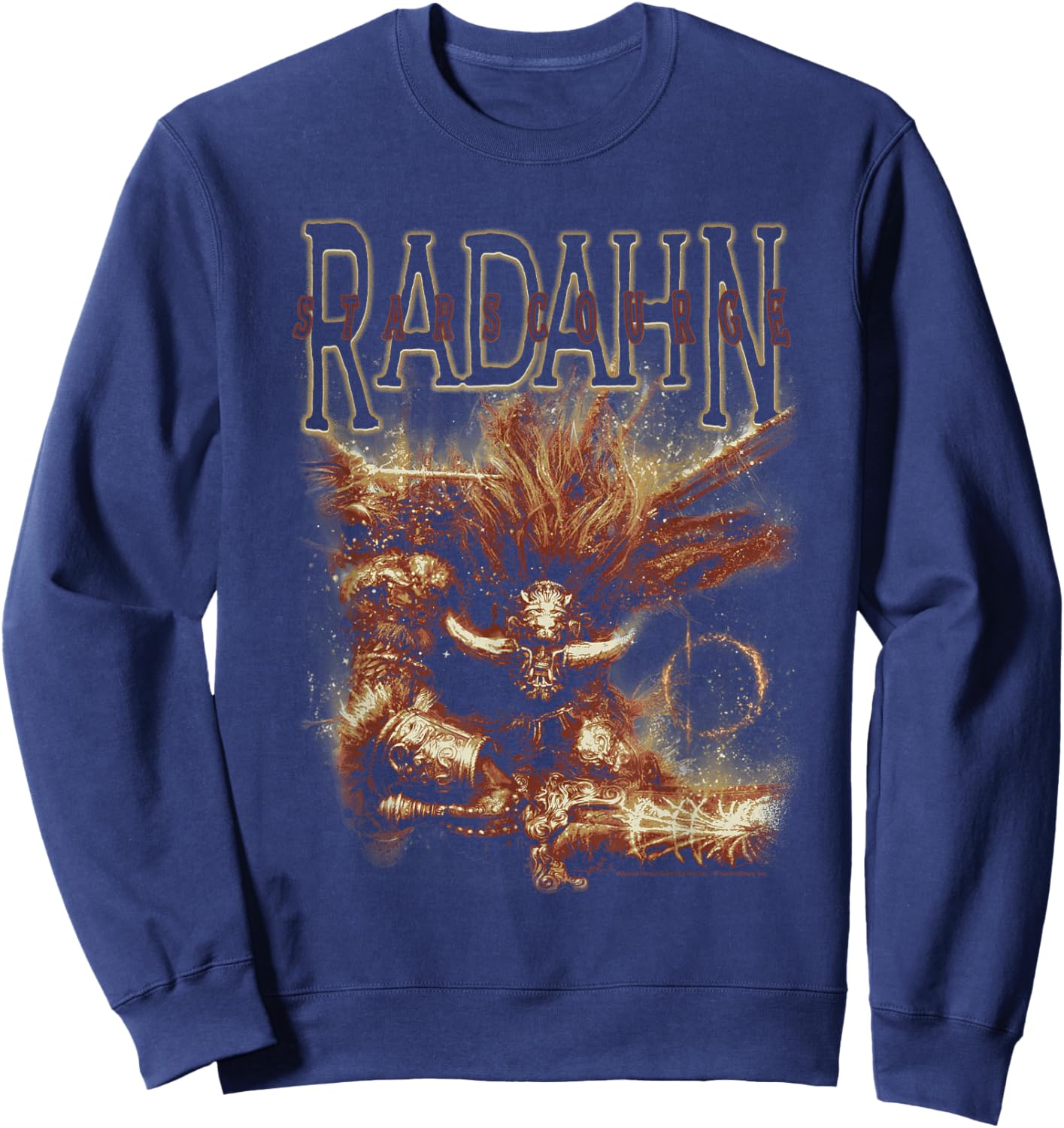 Elden Ring Starscourge Radahn Demigod Boss Video Game Sweatshirt - Sweatshirt | Navy
