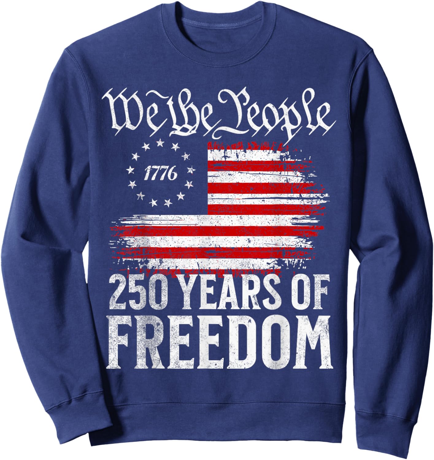 We The People 250 Years Sweatshirt - Sweatshirt | Navy