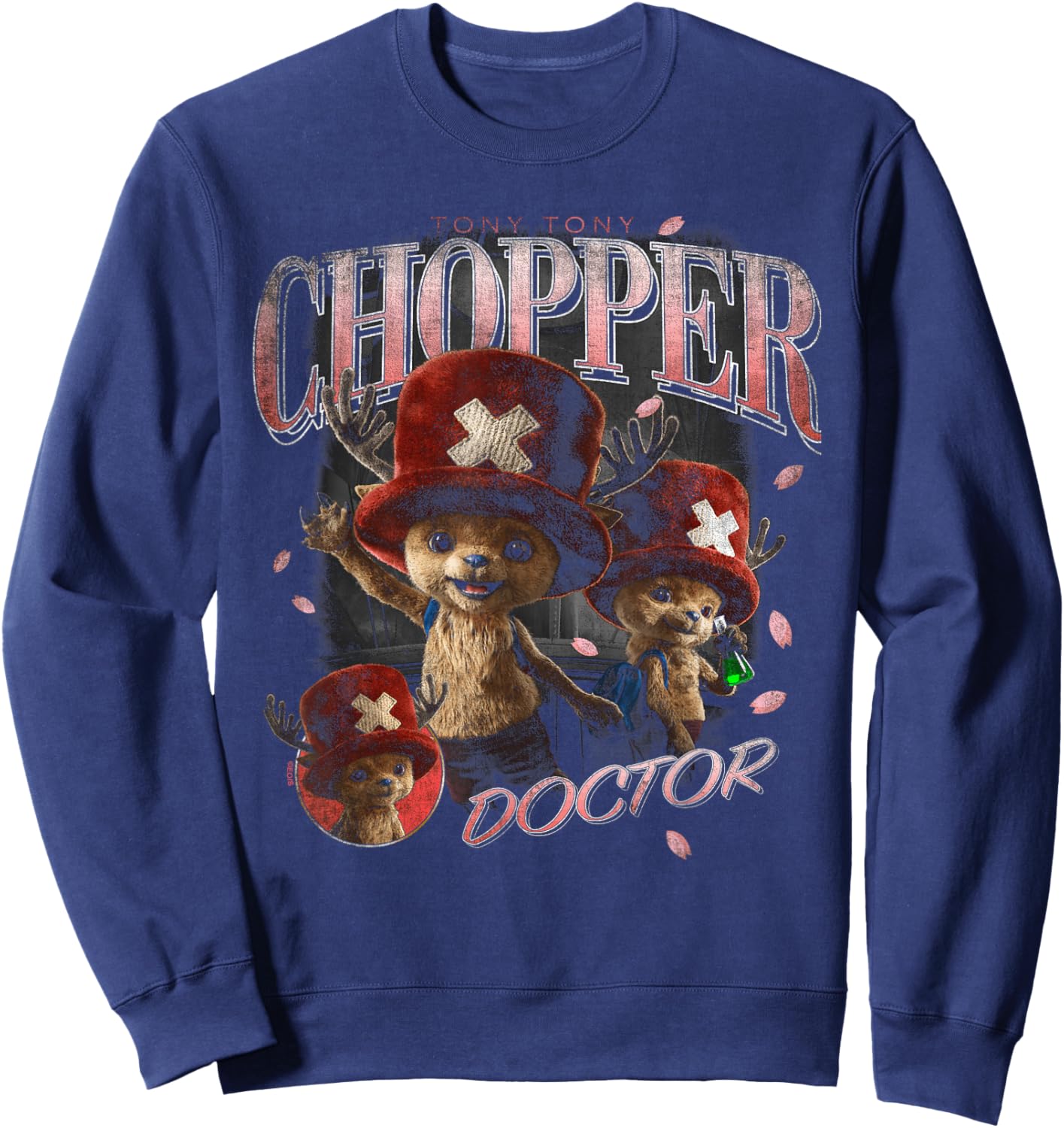 One Piece Chopper Bootleg Sweatshirt - Sweatshirt | Navy