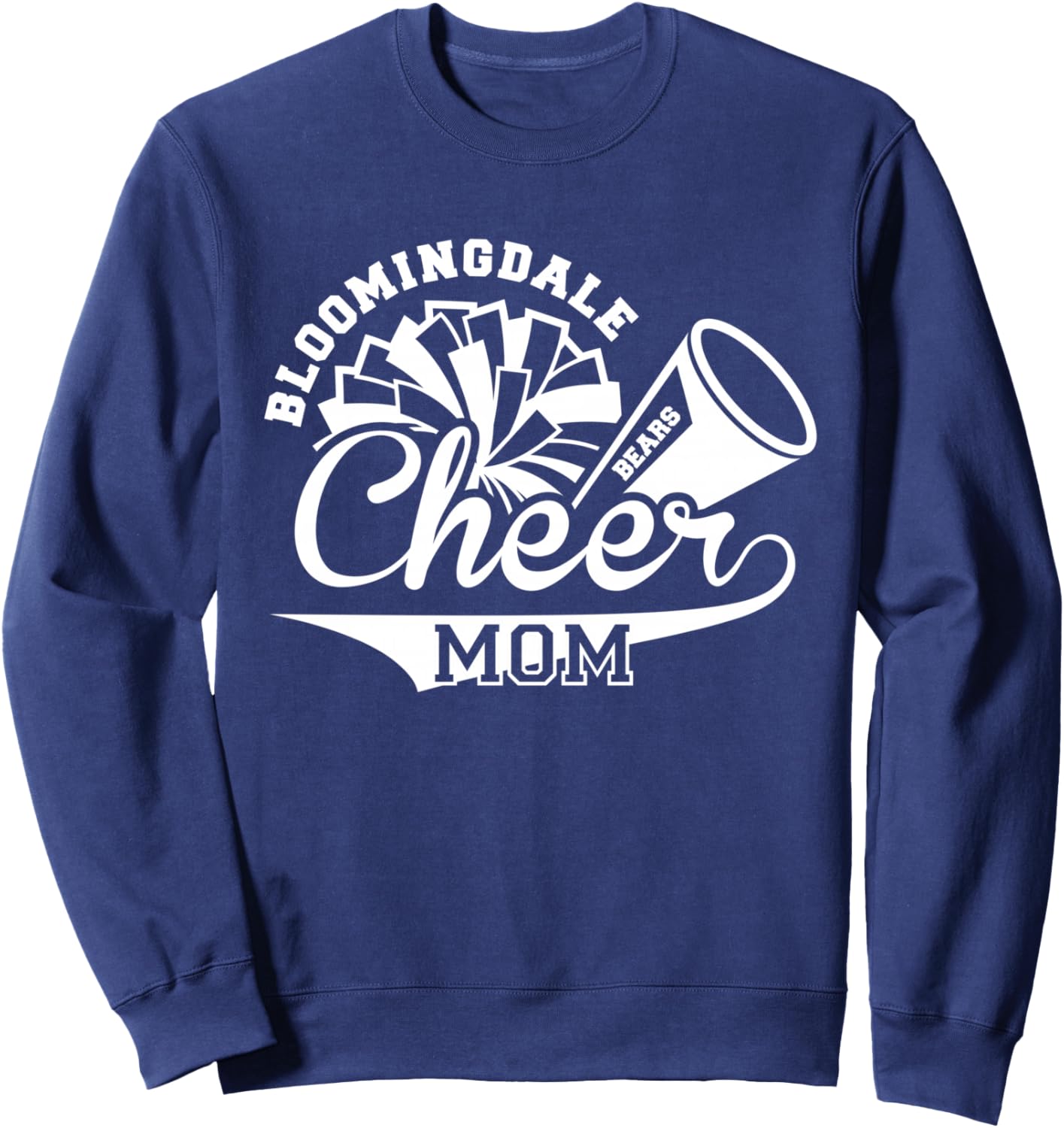 Bloomingdale Bears - Cheer mom Sweatshirt - Sweatshirt | Navy