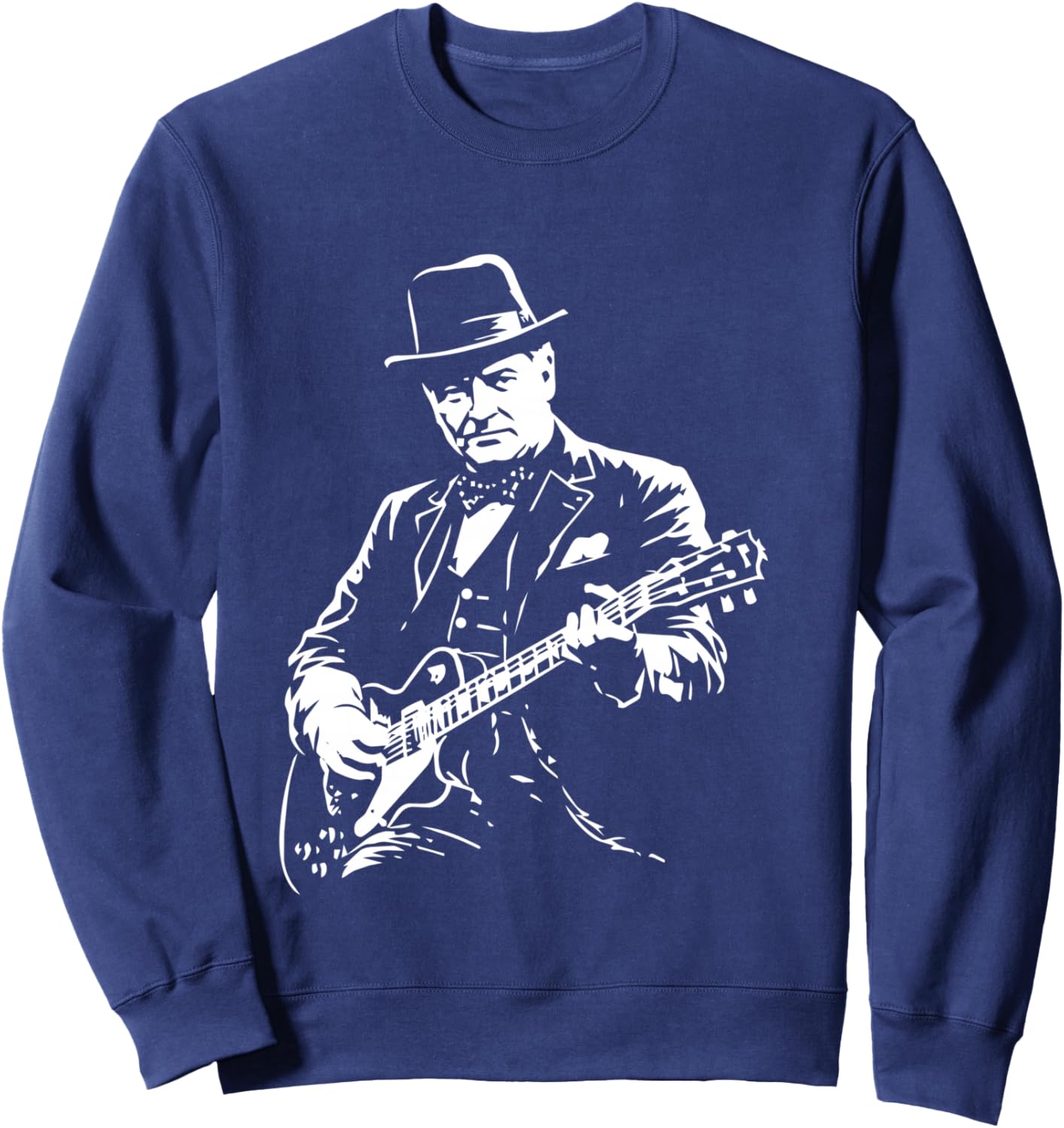 Winston Churchill Guitare Manche Longue Sweatshirt - Sweatshirt | Navy