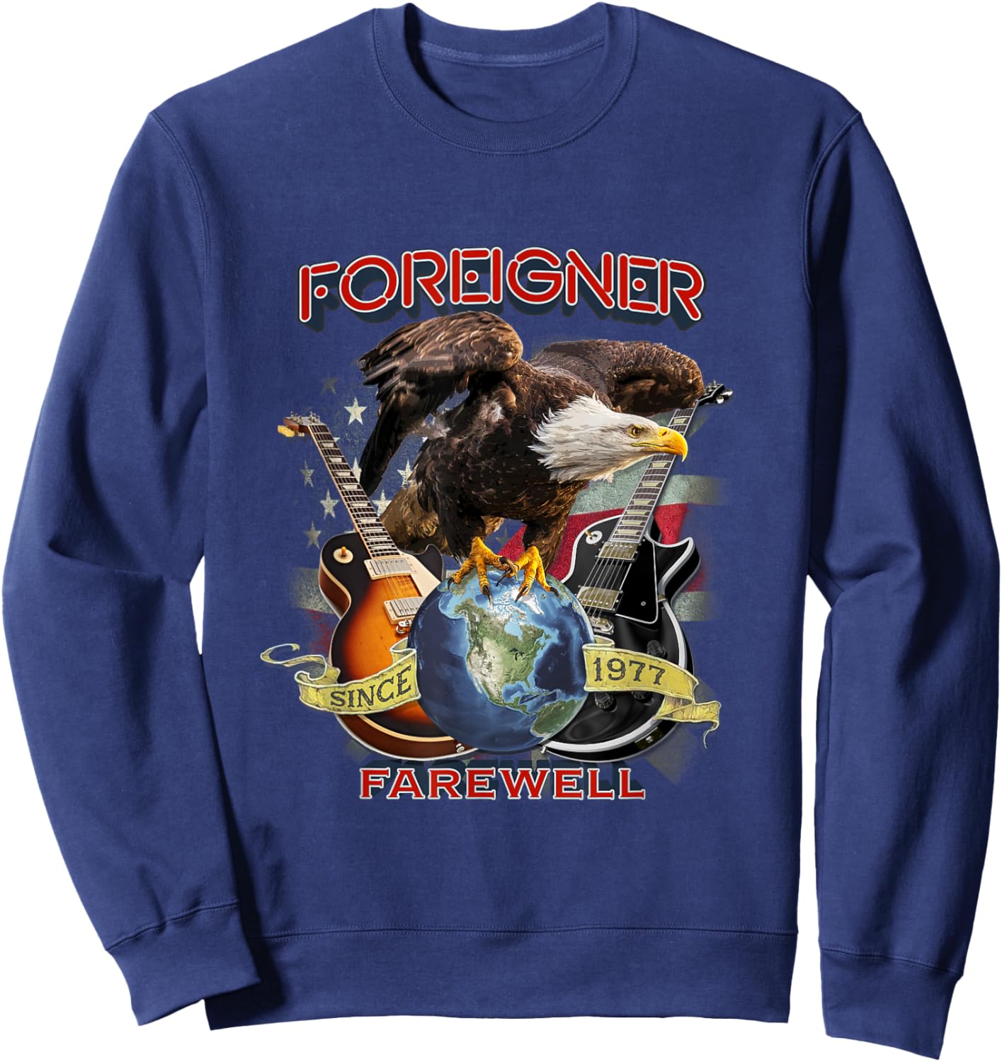Foreigner Farewell Sweatshirt - Sweatshirt | Navy