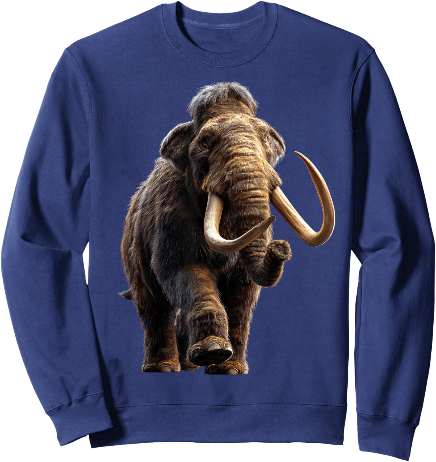 Mammoth Funny Mammoths Cute Mammoth Sweatshirt - Sweatshirt | Navy