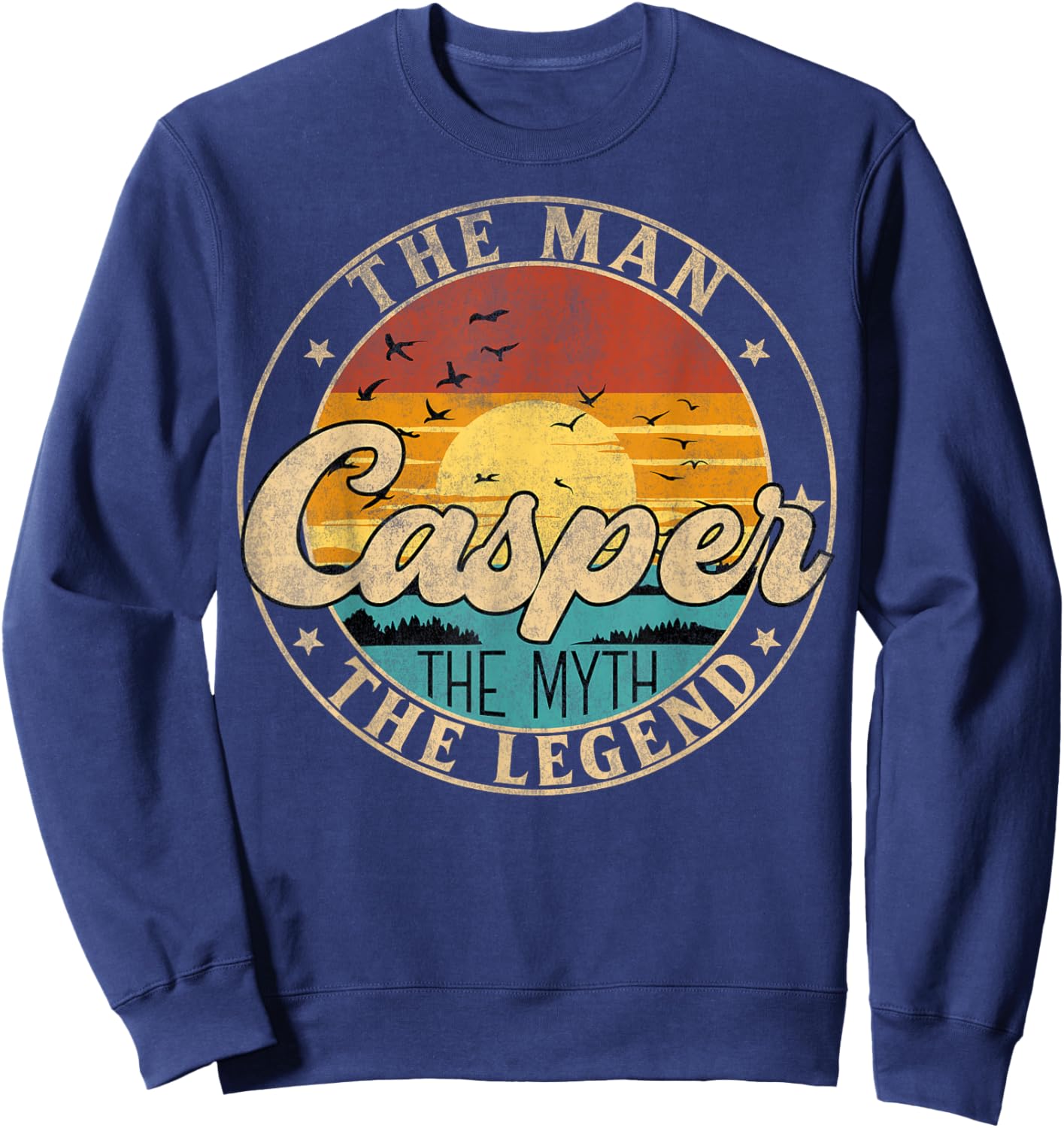 CASPER The Man The Myth The Legend First Name Sweatshirt - Sweatshirt | Navy