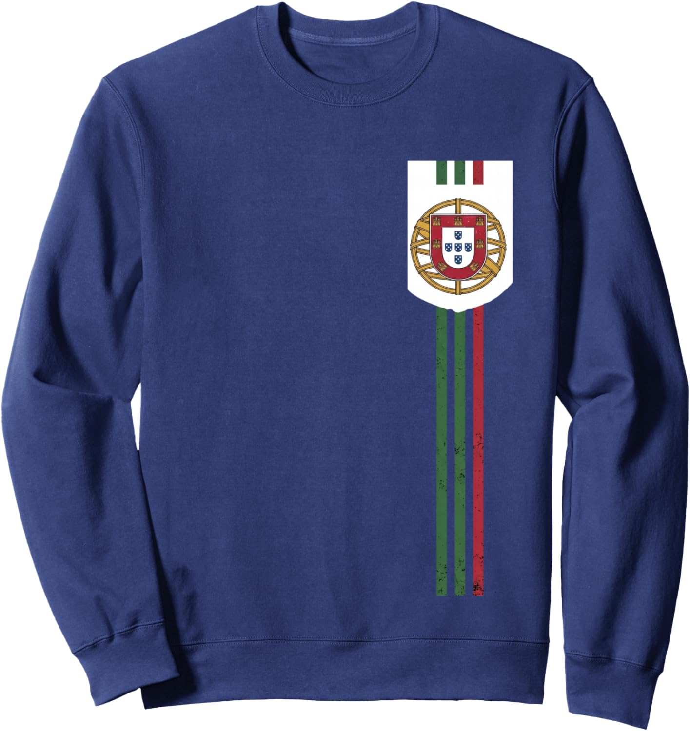 Rétro Vintage Manche Longue Sweatshirt - Sweatshirt | Navy