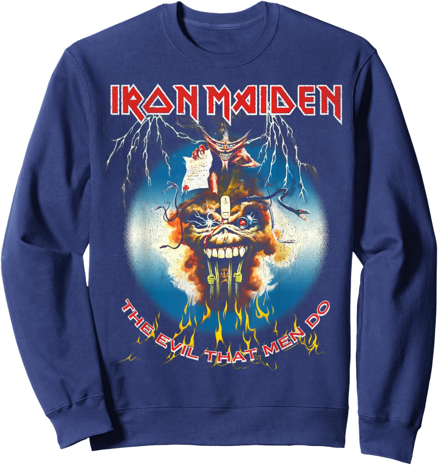 Iron Maiden - The Evil That Men Do Sweatshirt - Sweatshirt | Navy