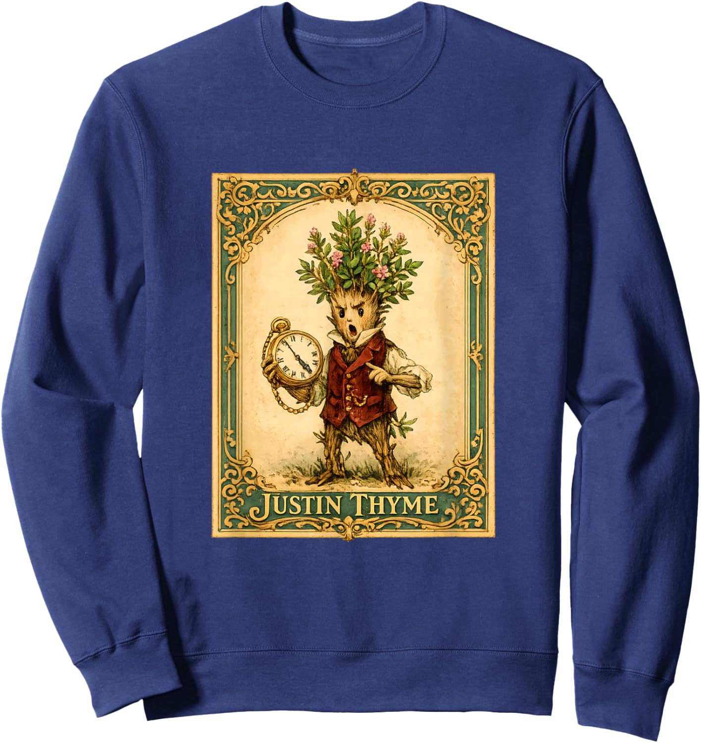 Garden Herb Pun Sweatshirt - Sweatshirt | Navy