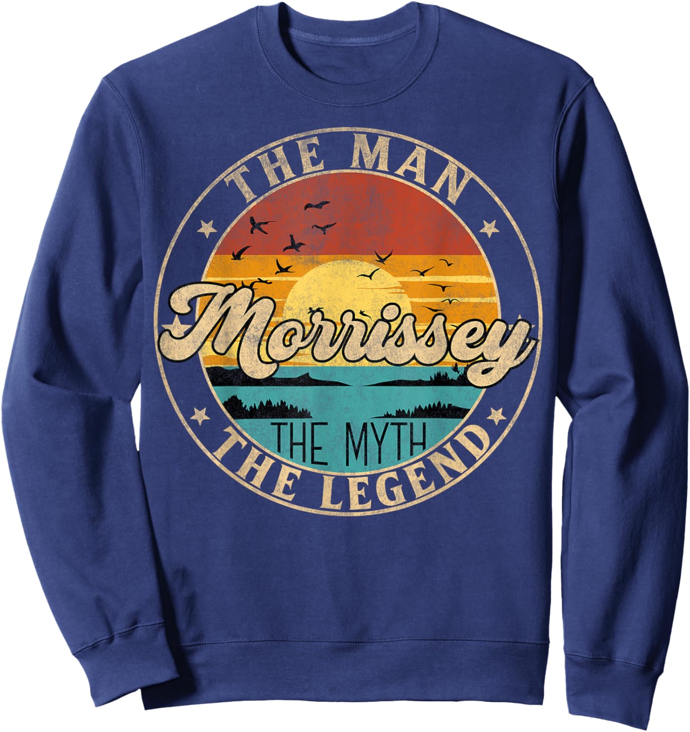 MORRISSEY The Man The Myth The Legend First Name Sweatshirt - Sweatshirt | Navy
